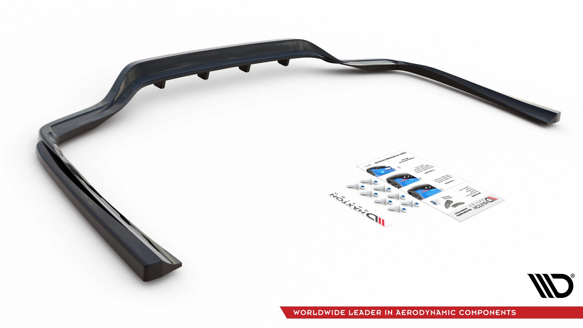 CENTRAL REAR SPLITTER (WITH VERTICAL BARS) MERCEDES-BENZ C W205 - Image 5