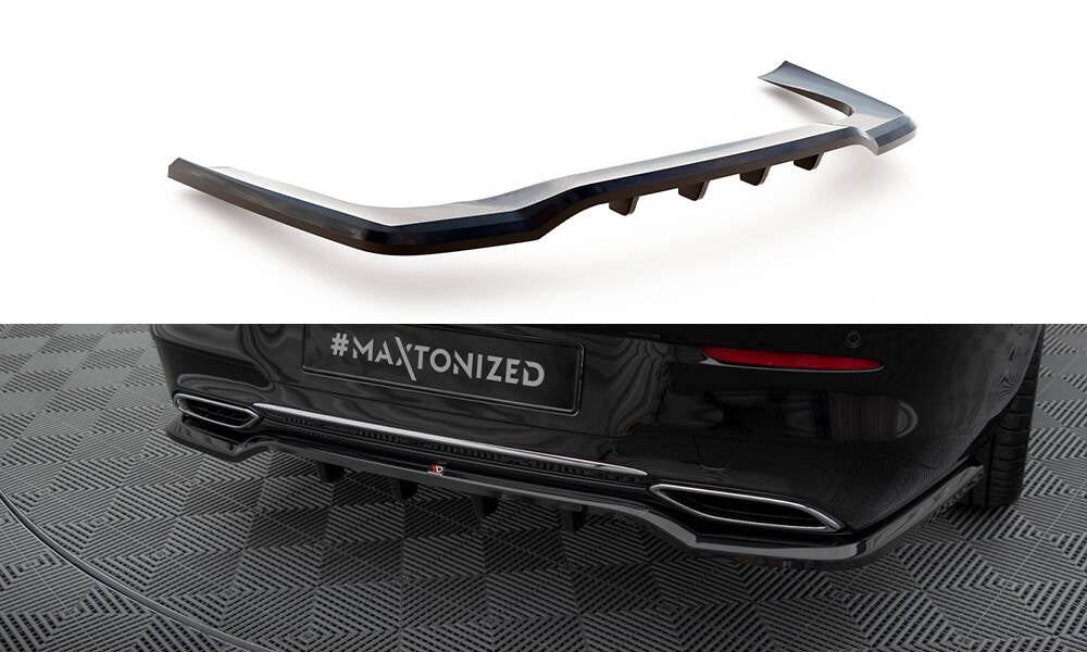 CENTRAL REAR SPLITTER (WITH VERTICAL BARS) MERCEDES-BENZ CLA COUPE C118