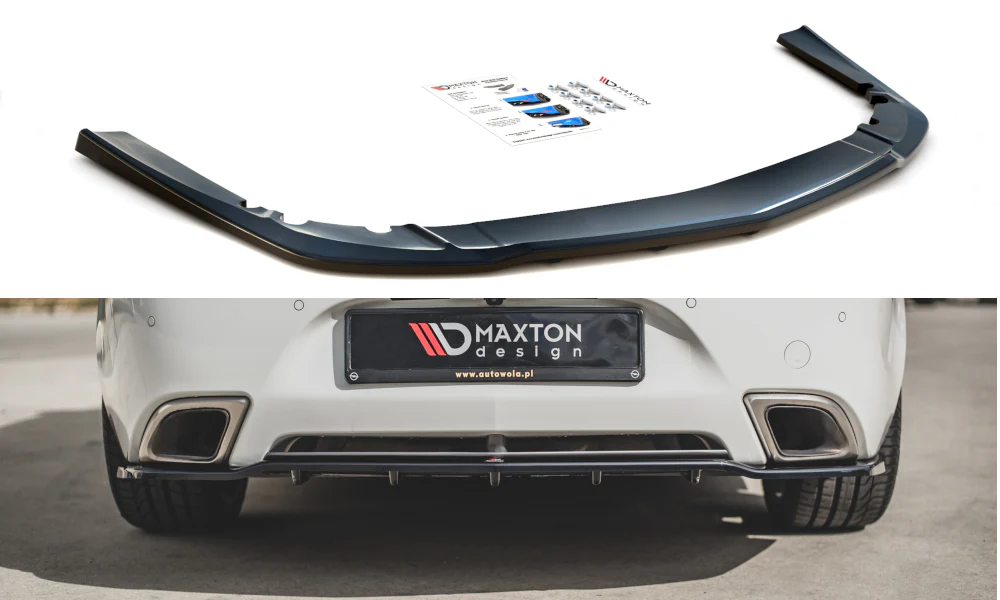 CENTRAL REAR SPLITTER (WITH VERTICAL BARS) BUICK REGAL GS / OPEL INSIGNIA MK. 1 OPC FACELIFT