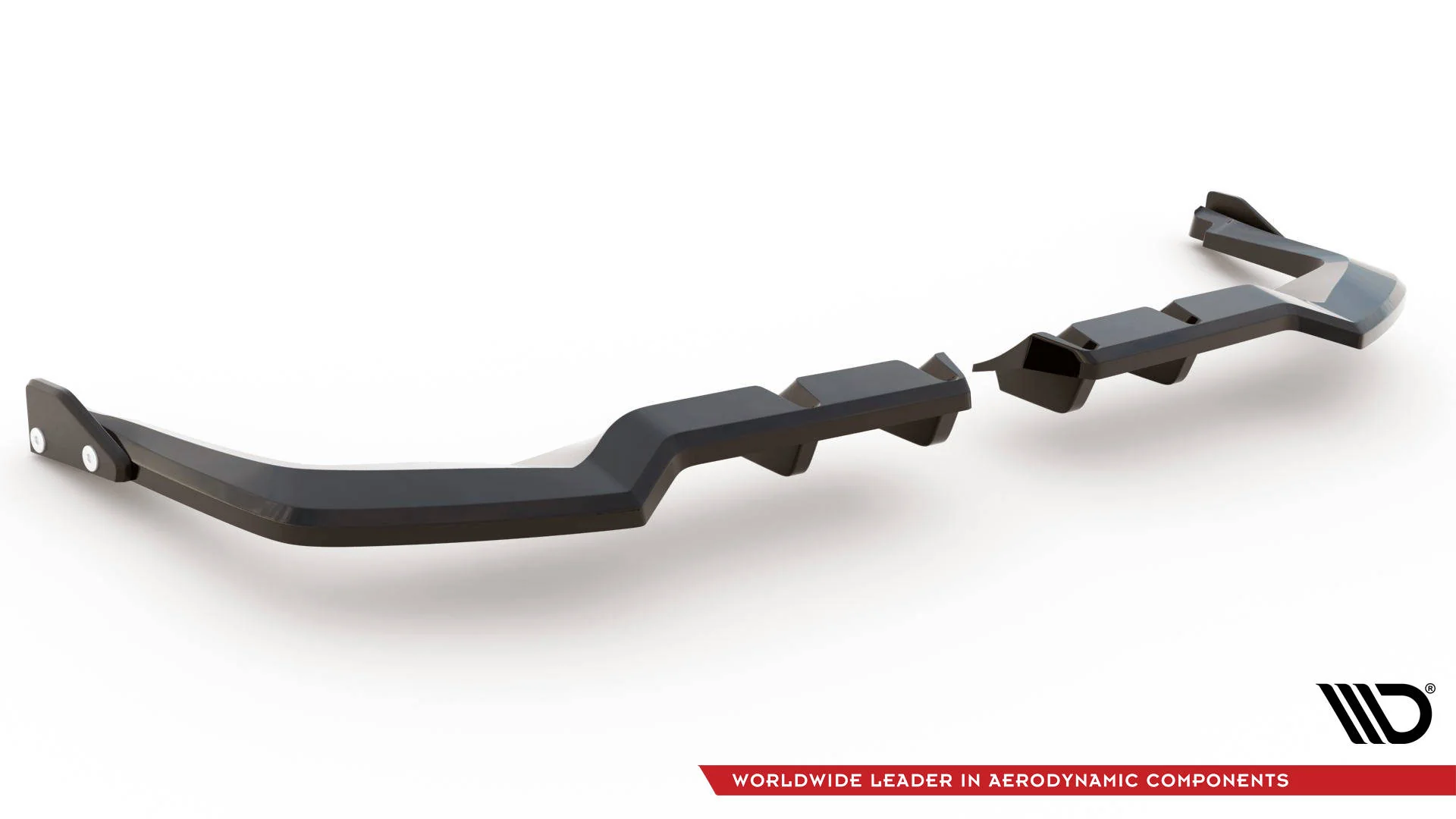 CENTRAL REAR SPLITTER (WITH VERTICAL BARS) V.1 + FLAPS HONDA CIVIC TYPE-R MK 11 - Image 6
