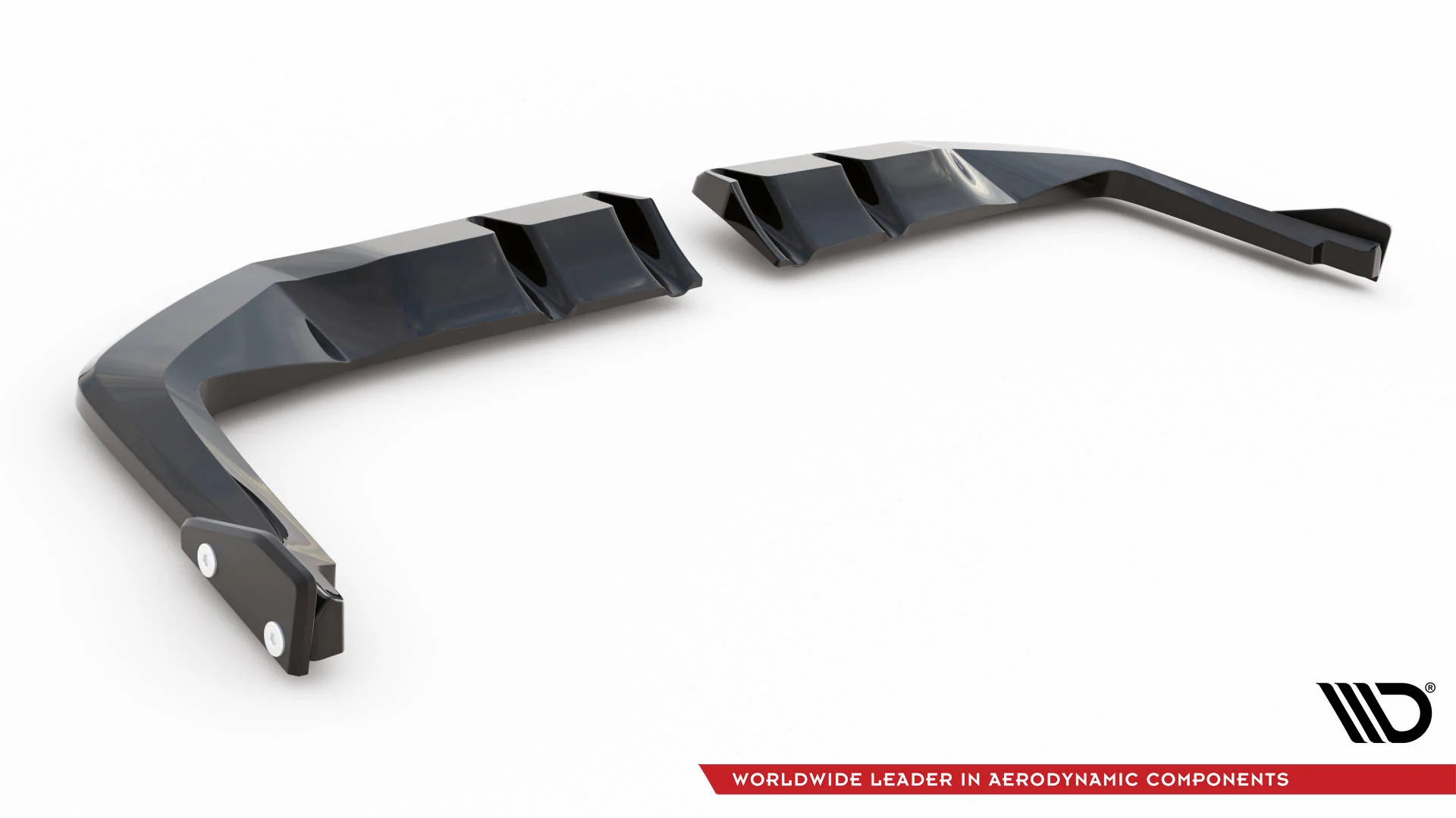 CENTRAL REAR SPLITTER (WITH VERTICAL BARS) V.1 + FLAPS HONDA CIVIC TYPE-R MK 11 - Image 7