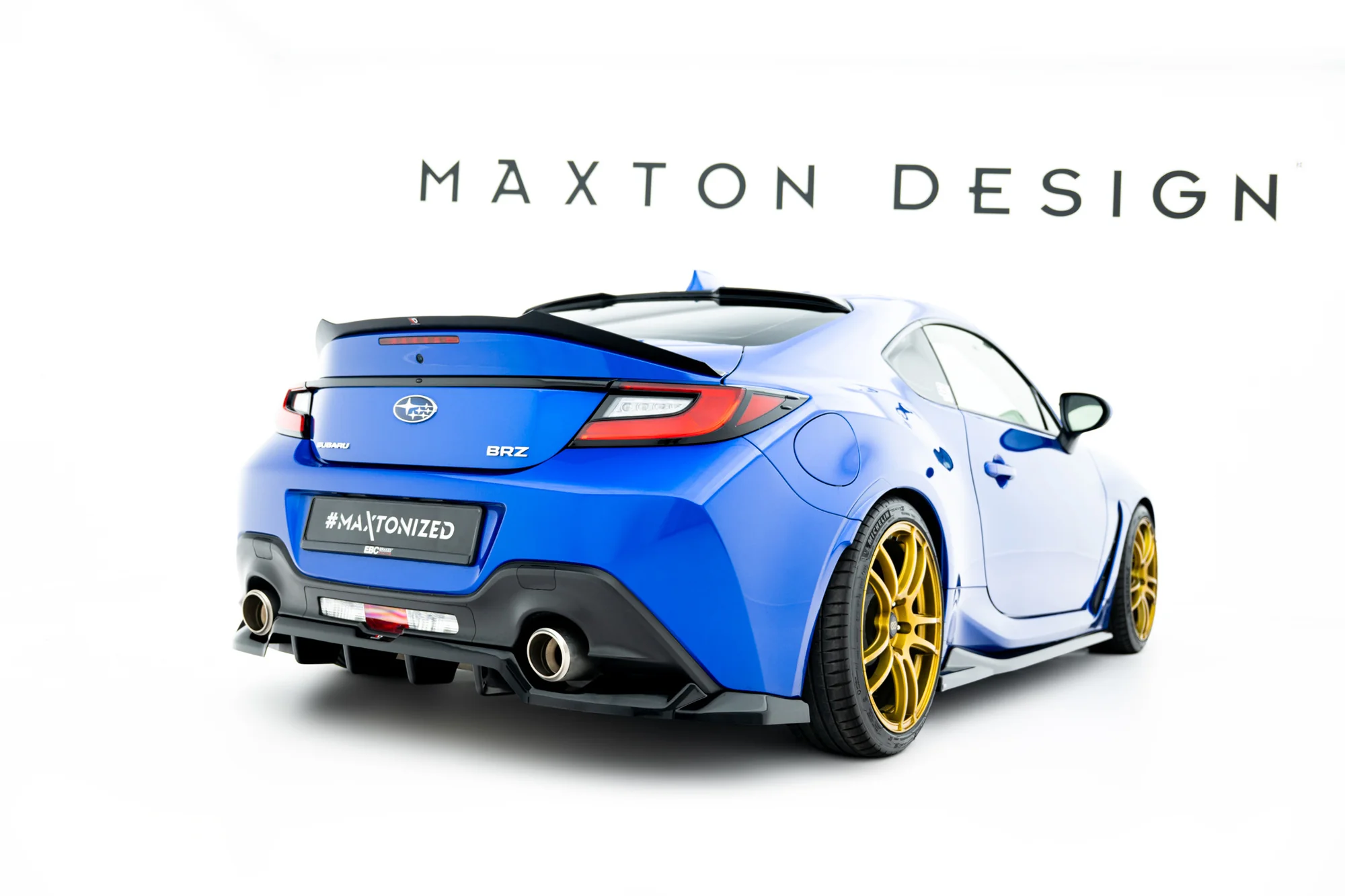 CENTRAL REAR SPLITTER (WITH VERTICAL BARS) V.1 TOYOTA GR86 MK1 / BRZ MK2 - Image 5