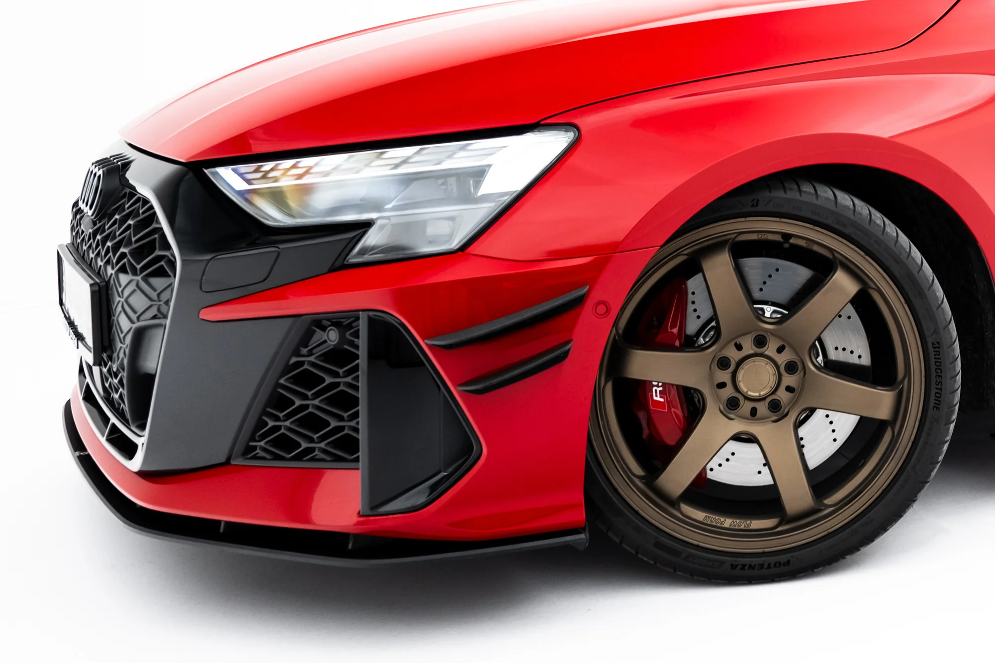 Front Bumper Wings (Canards) Audi RS3 Sedan 8Y Facelift - Image 3