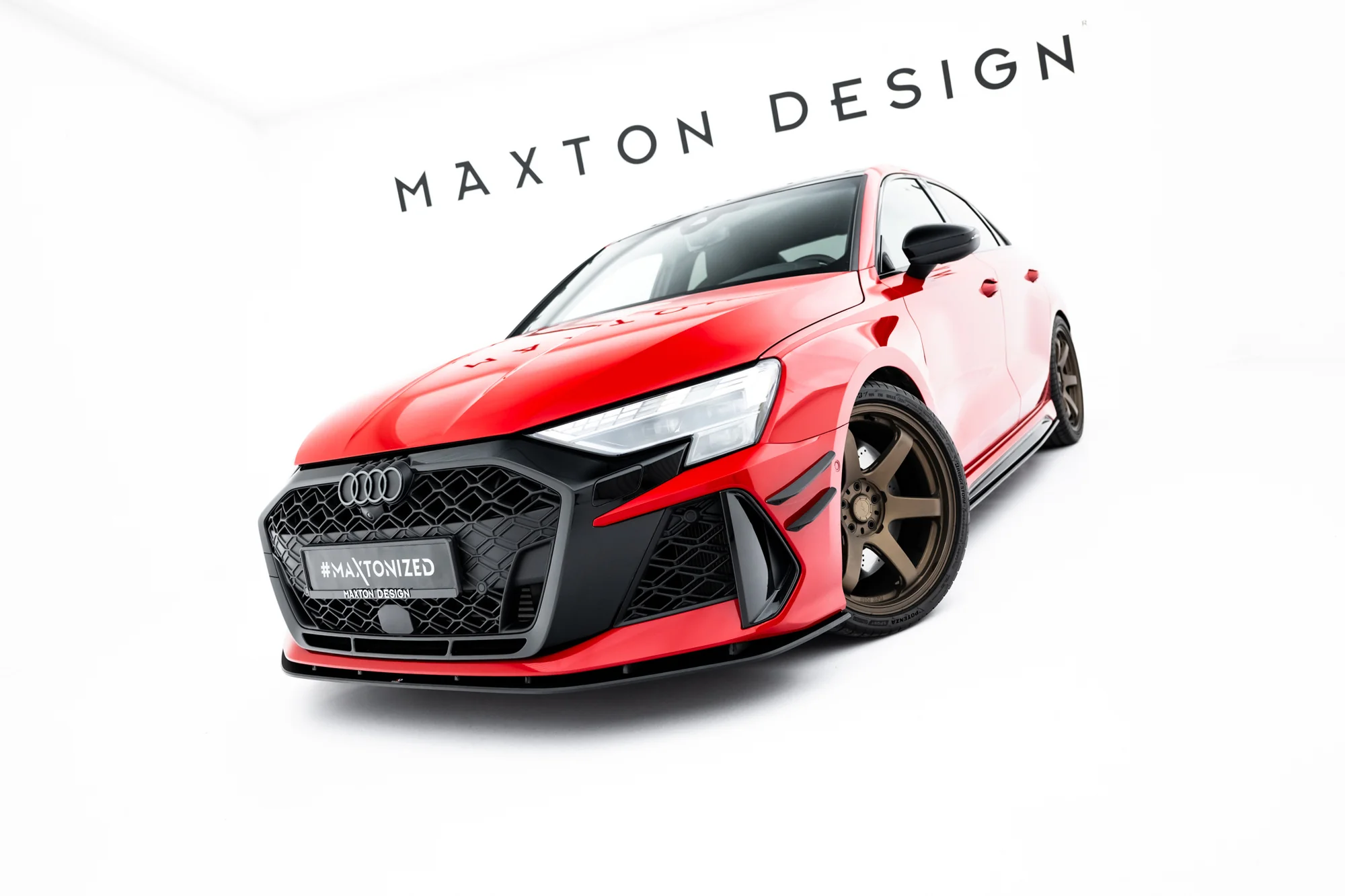 Front Bumper Wings (Canards) Audi RS3 Sedan 8Y Facelift - Image 5