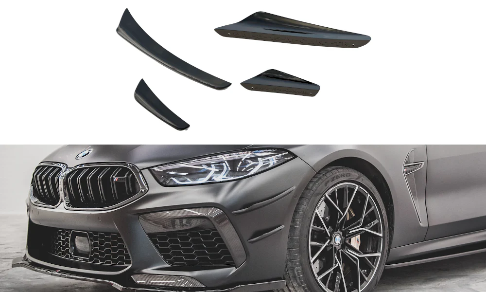 FRONT BUMPER WINGS (CANARDS) BMW M8 GRAN COUPE F93