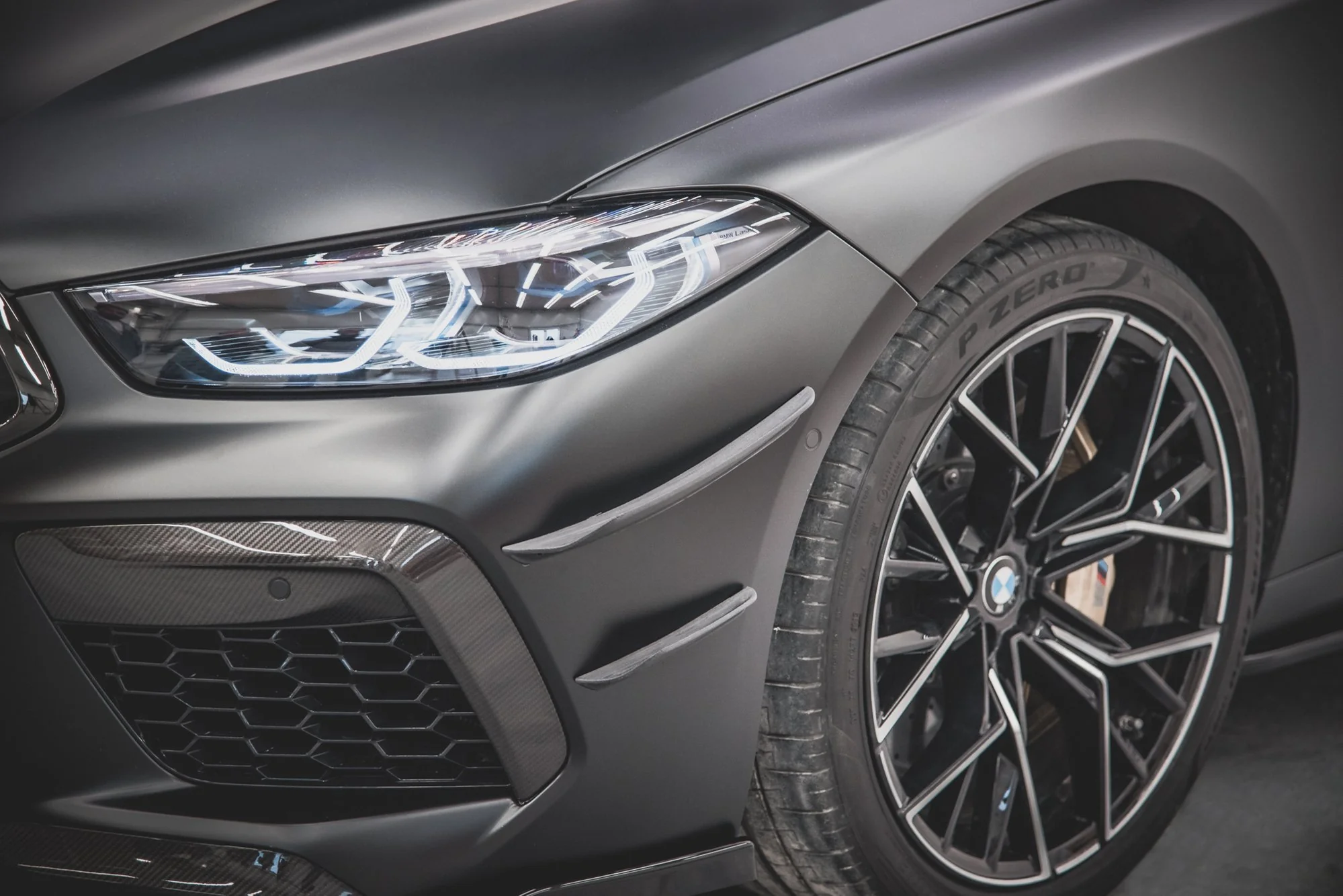 FRONT BUMPER WINGS (CANARDS) BMW M8 GRAN COUPE F93 - Image 2