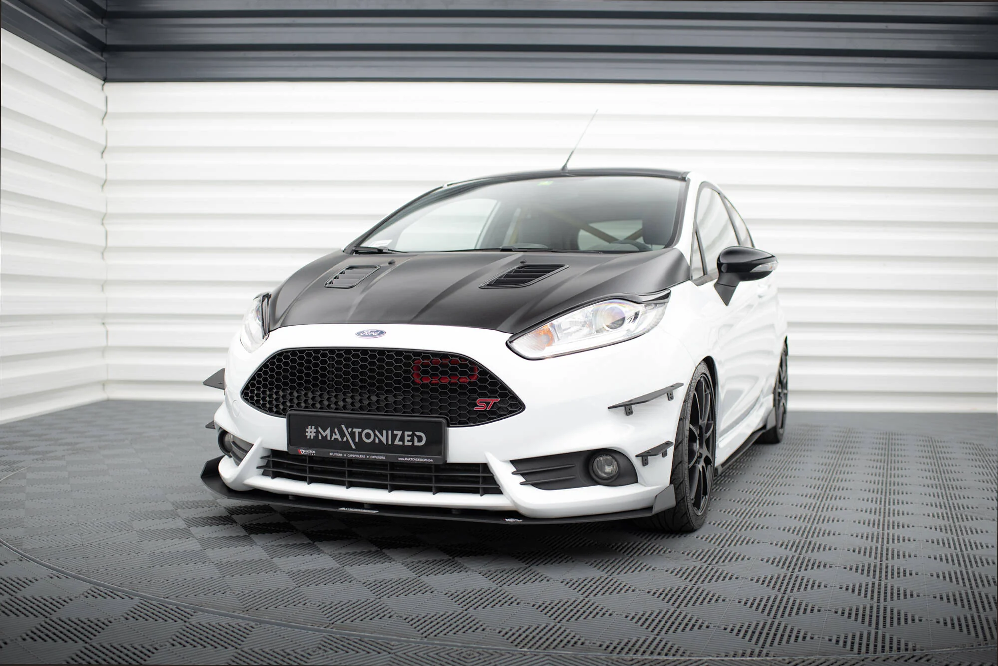 FRONT BUMPER WINGS (CANARDS) FORD FIESTA ST MK7 FL - Image 3