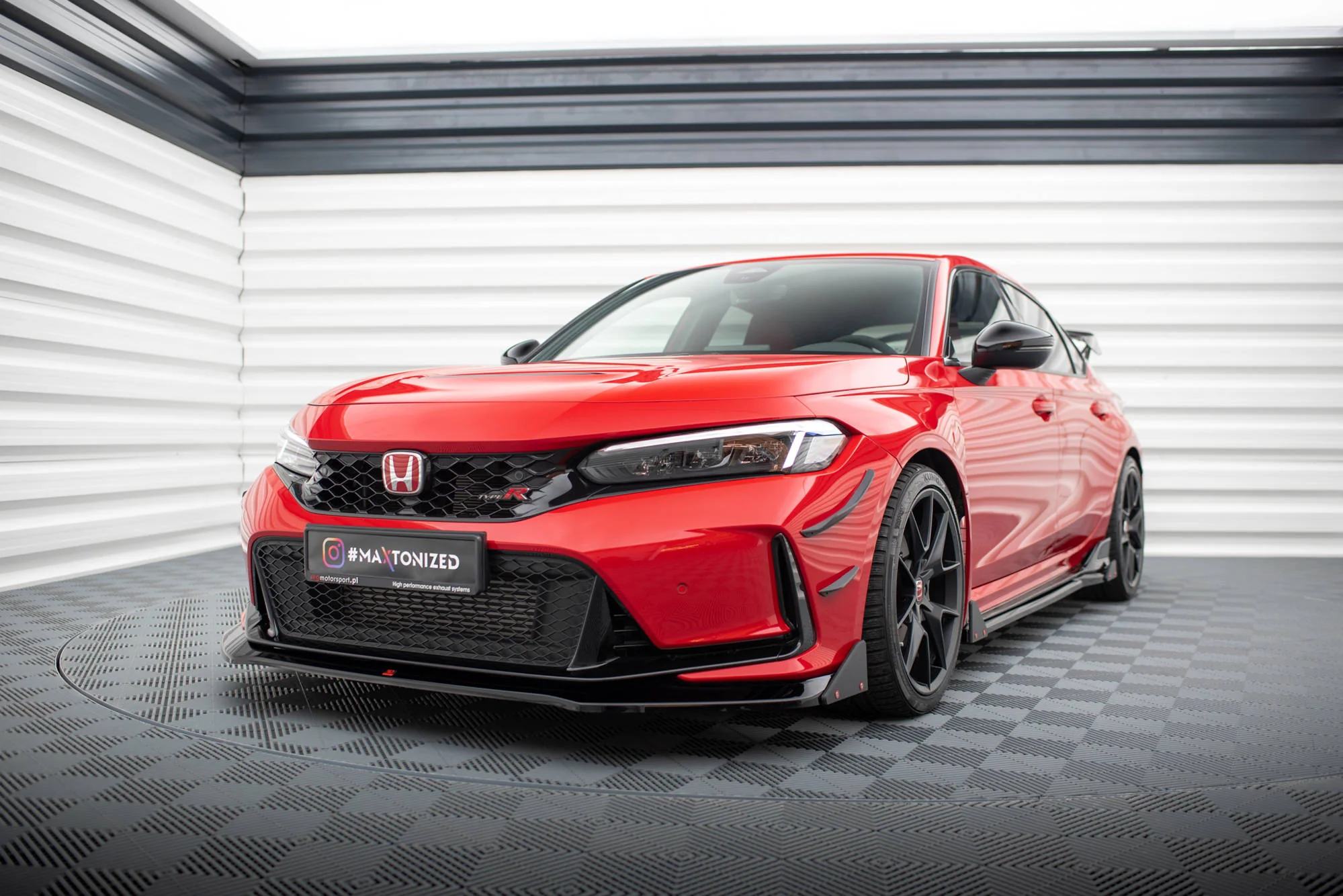 FRONT BUMPER WINGS (CANARDS) HONDA CIVIC TYPE-R MK 11 - Image 2