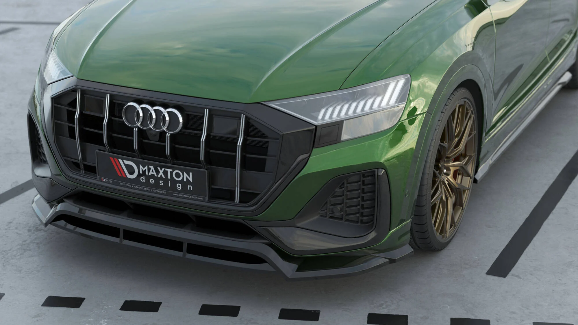 Front Splitter Audi Q8 Mk1 Facelift - Image 4