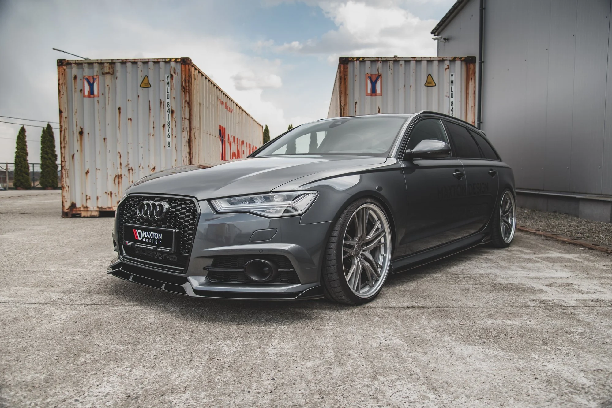 FRONT SPLITTER AUDI S6 / A6 S-LINE C7 FL - Image 9