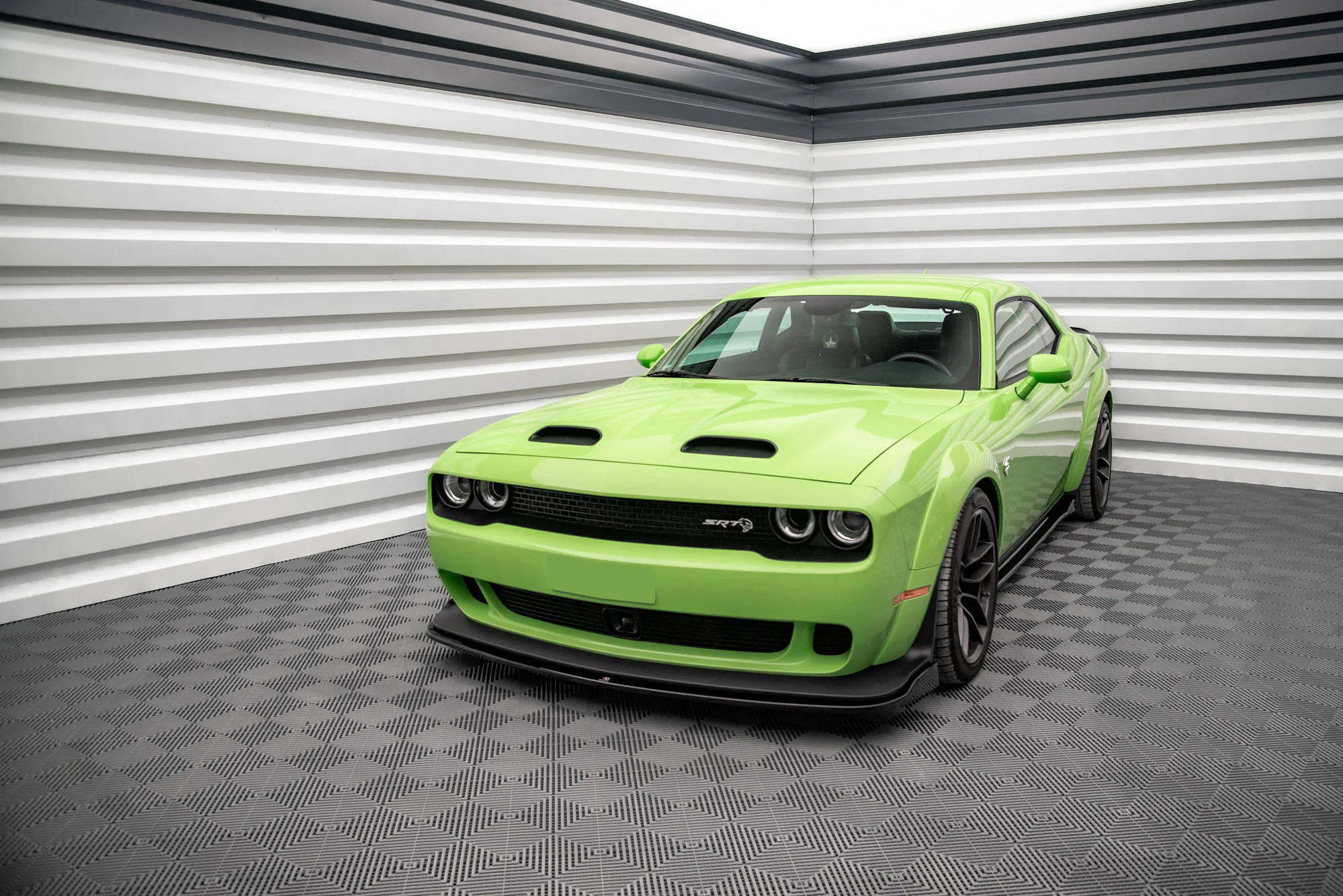 FRONT SPLITTER DODGE CHALLENGER SRT HELLCAT WIDEBODY MK3 - Image 2
