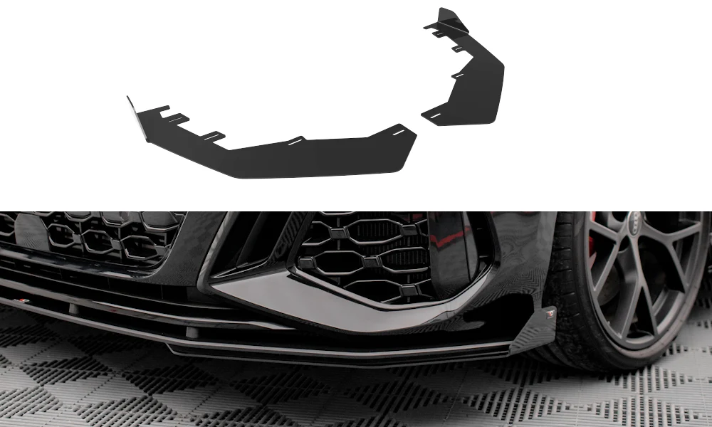 FRONT SPLITTER FLAPS AUDI RS3 SPORTBACK / SEDAN 8Y