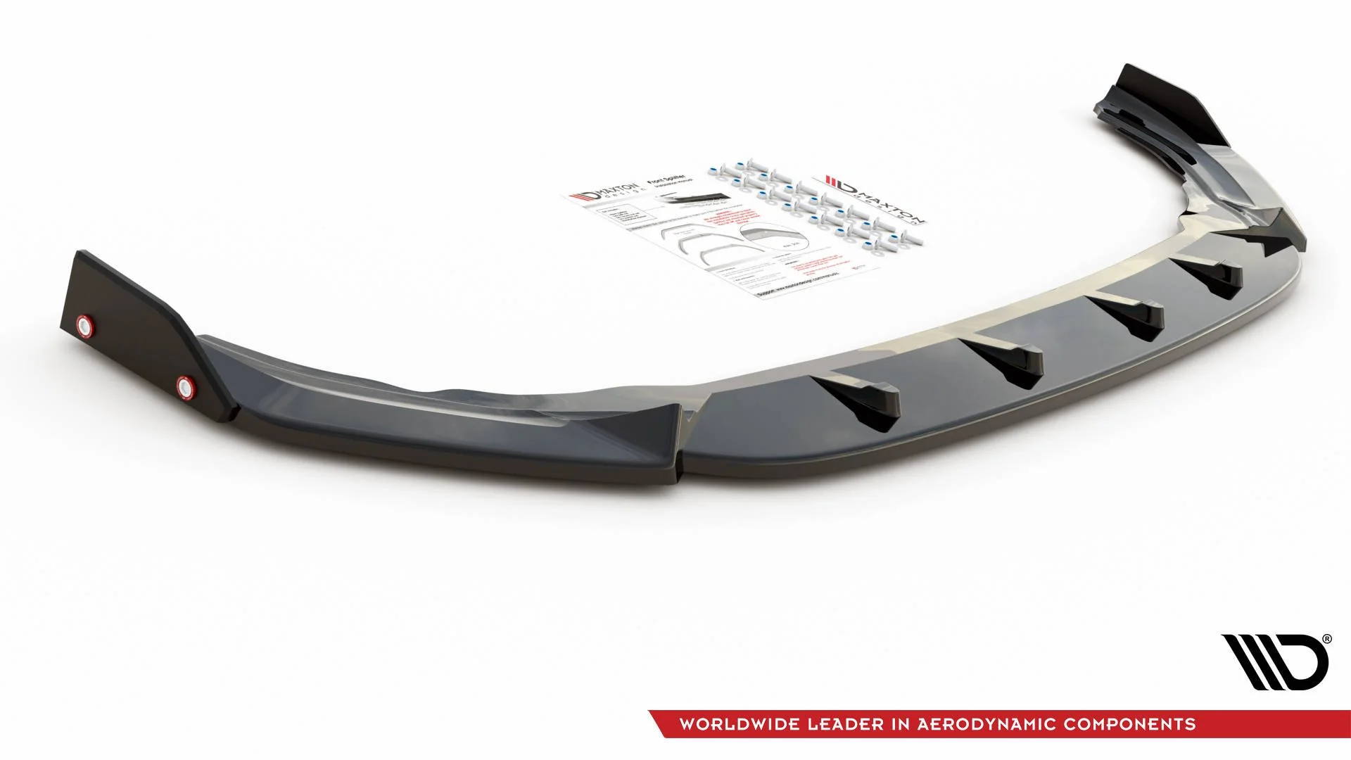 FRONT SPLITTER + FLAPS V.2 VOLKSWAGEN GOLF R MK8 - Image 5