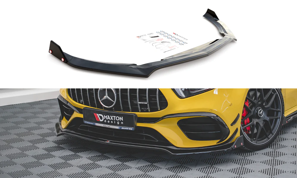 FRONT SPLITTER + FLAPS V.3 MERCEDES-AMG A45 S