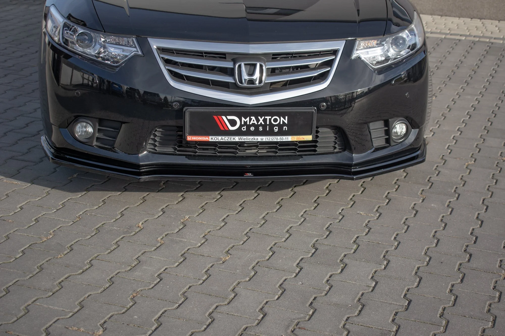 FRONT SPLITTER ACURA TSX CU2 FFACELIFT / HONDA ACCORD VIII (CU SERIES) FACELIFT - Image 2