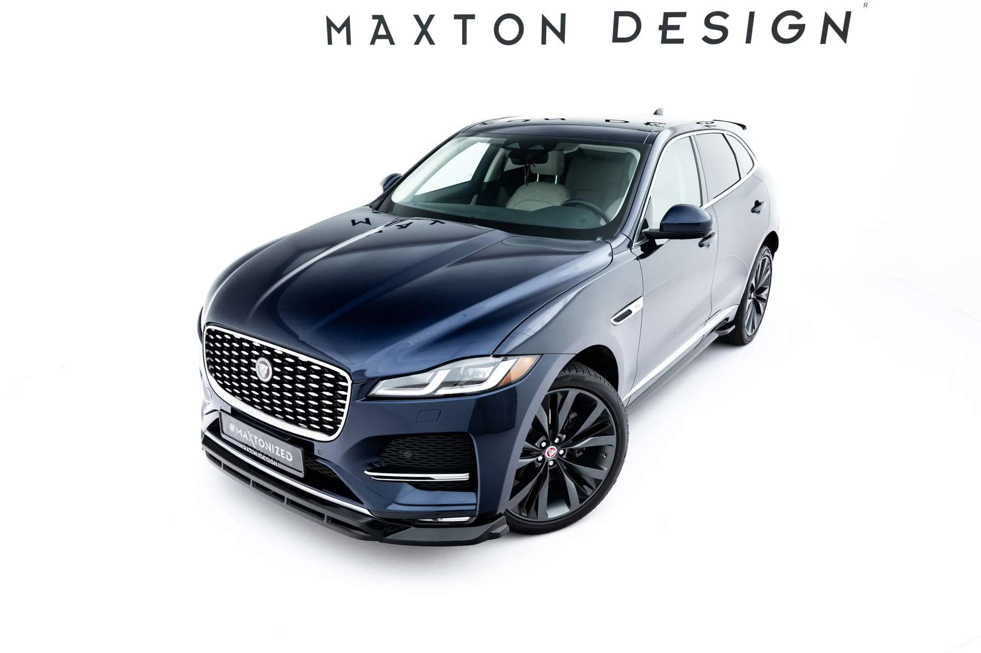 Front Splitter Jaguar F-Pace R-Sport Mk1 Facelift - Image 3