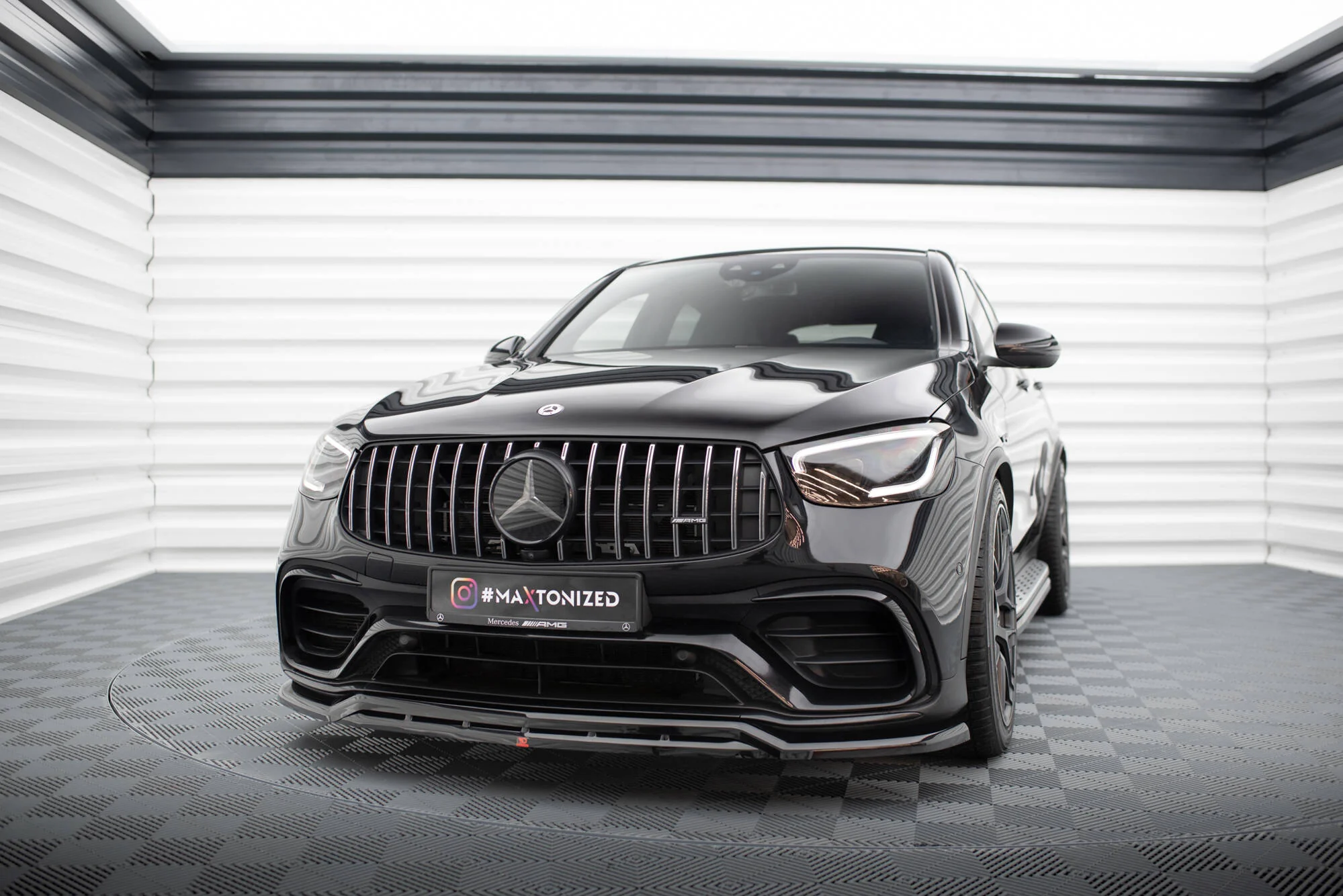 FRONT SPLITTER MERCEDES-AMG GLC 63 SUV / COUPE X253 / C253 - Image 3