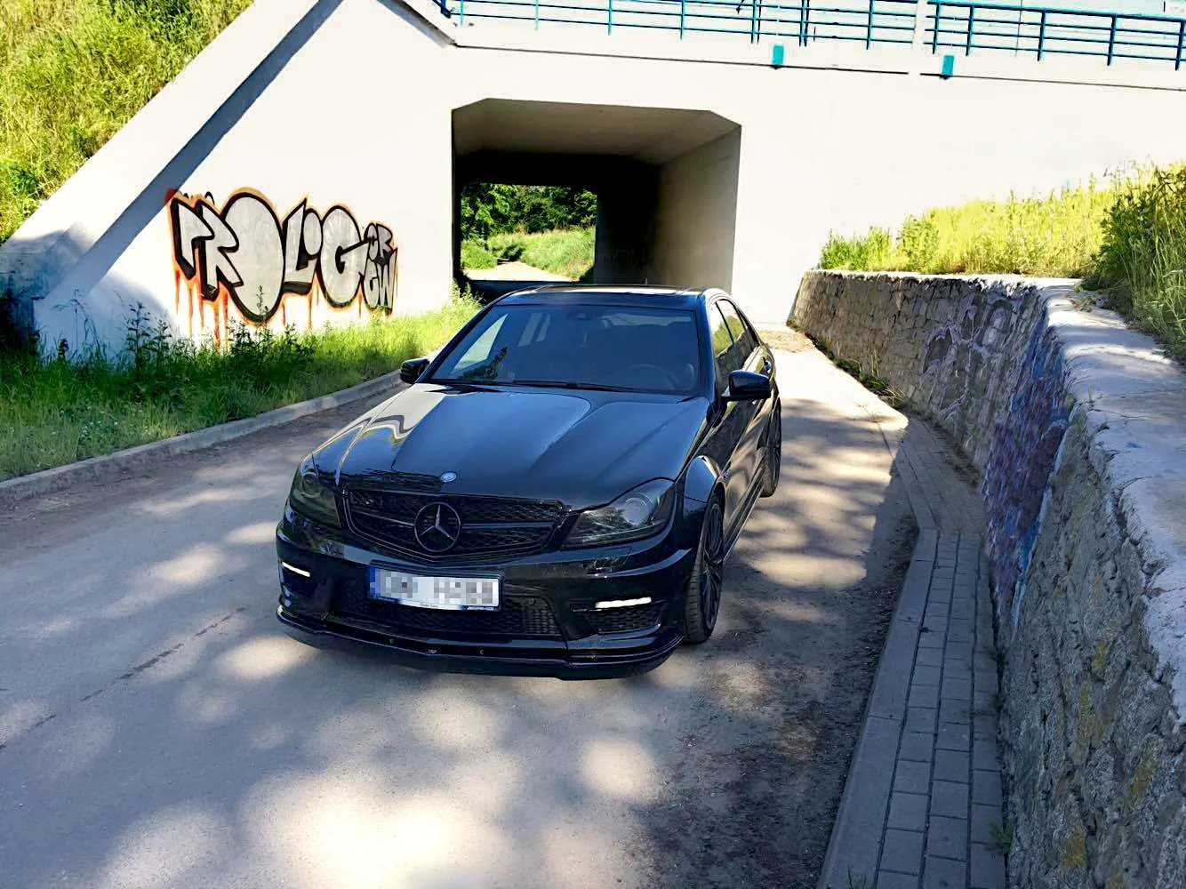 FRONT SPLITTER MERCEDES-BENZ AMG C63 W204 FACELIFT - Image 3