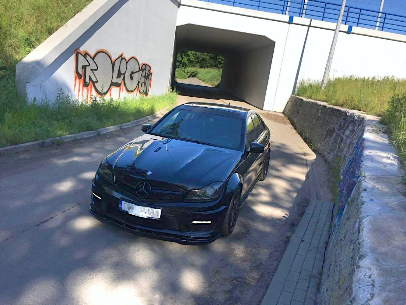 FRONT SPLITTER MERCEDES-BENZ AMG C63 W204 FACELIFT - Image 4