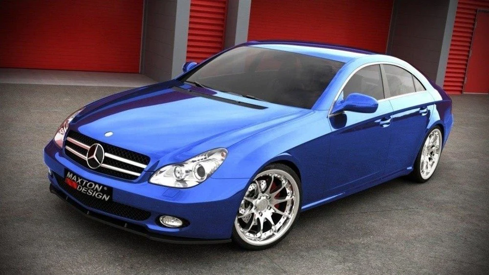 FRONT SPLITTER MERCEDES CLS C219 STANDARD BUMPER - Image 3