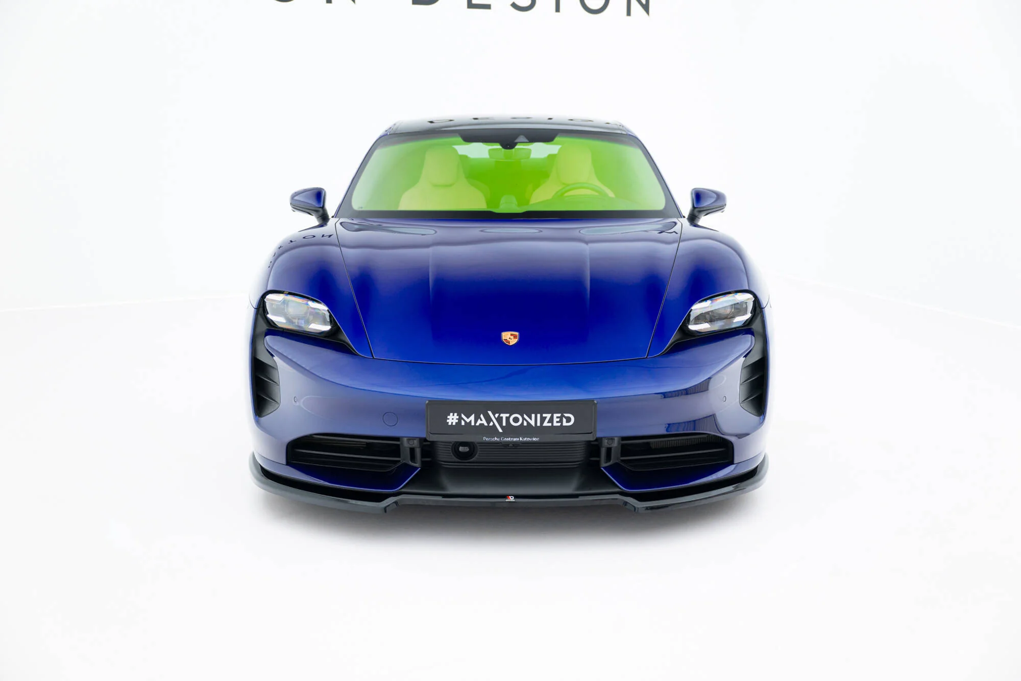 Front Splitter Porsche Taycan Turbo S Mk1 - Image 2