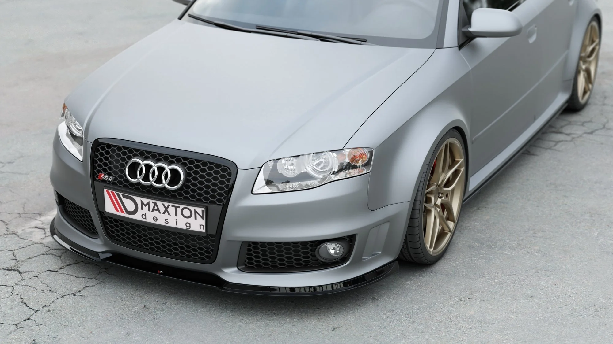 FRONT SPLITTER V.1 AUDI RS4 B7 - Image 3