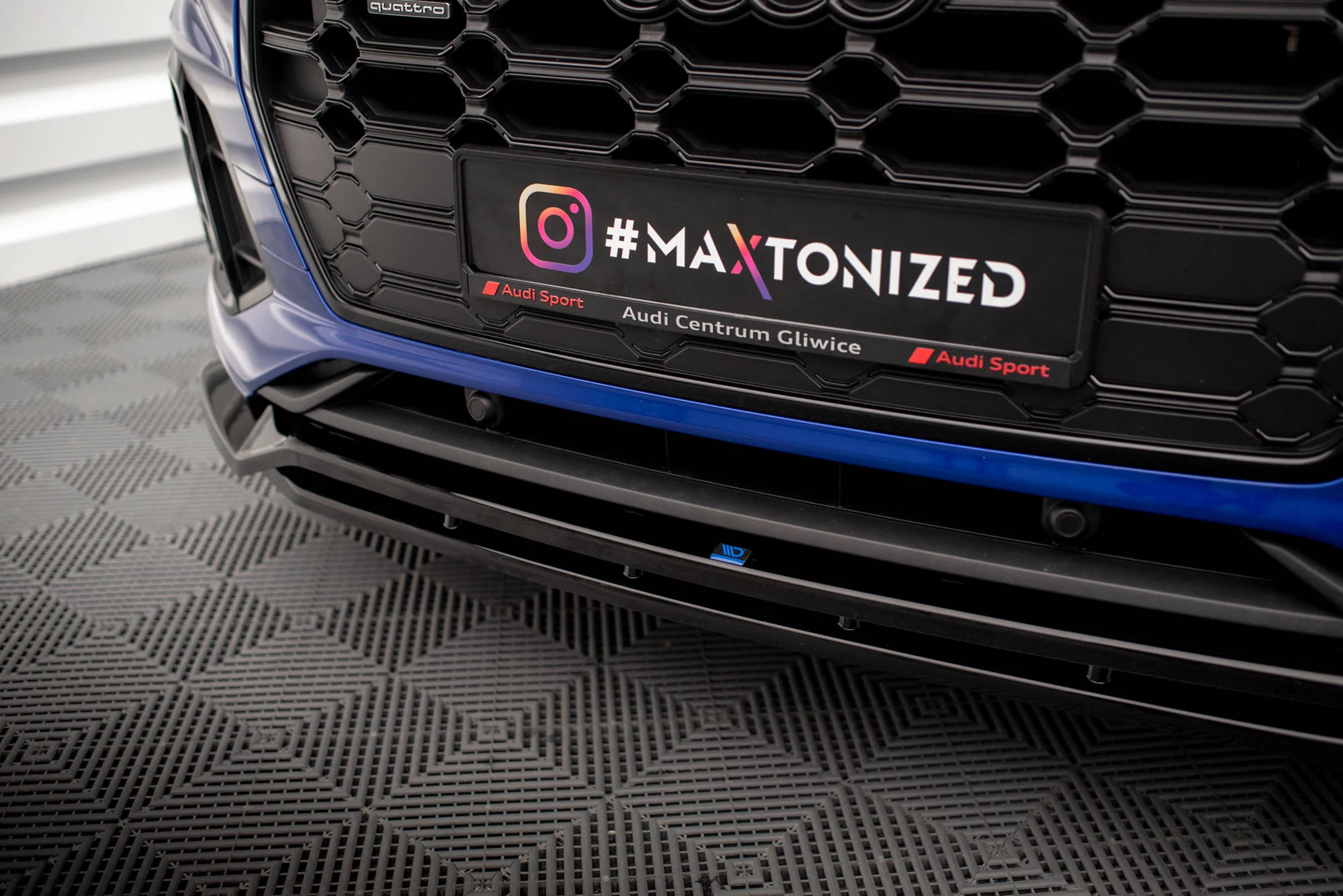 FRONT SPLITTER V.1 AUDI SQ5 / Q5 S-LINE SUV / SPORTBACK MK2 FACELIFT - Image 3