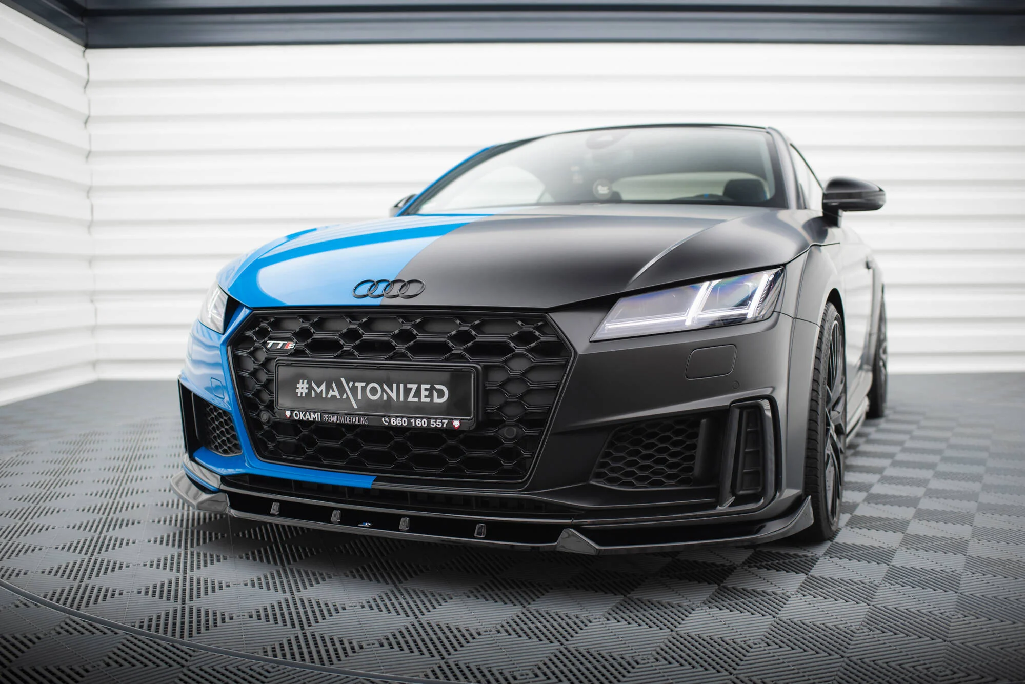 Front Splitter V.1 Audi TT S / TT S-Line 8S Facelift - Image 3