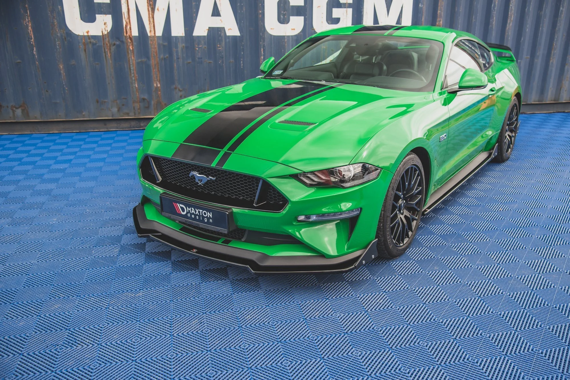 FRONT SPLITTER V.1 + FLAPS FORD MUSTANG GT MK6 FACELIFT - Image 2