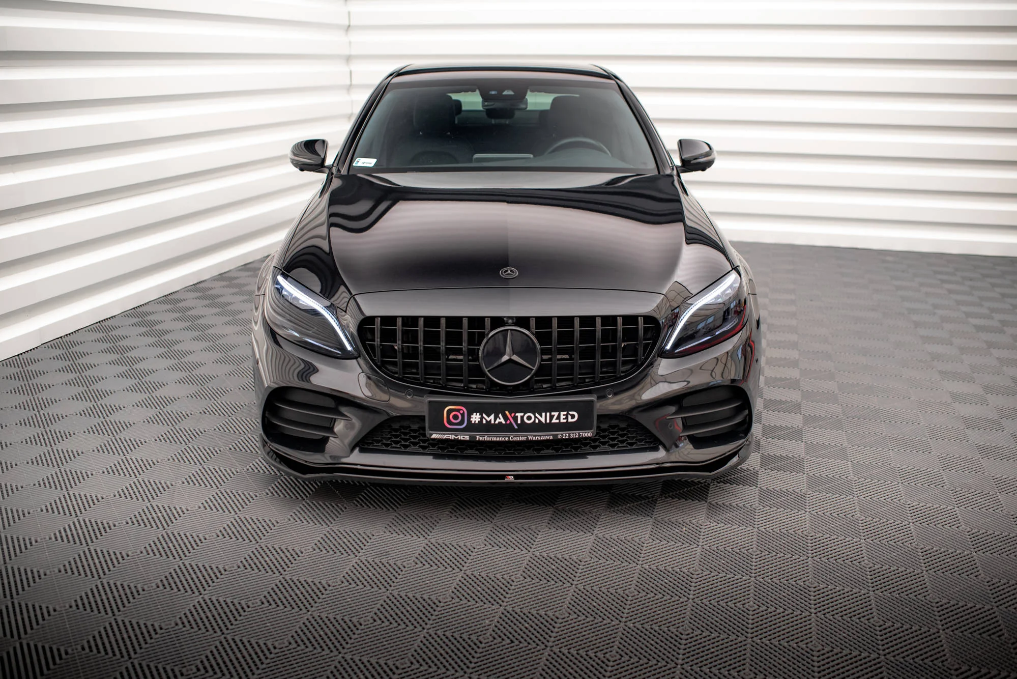 FRONT SPLITTER V.1 MERCEDES-BENZ C AMG LINE / COUPE W205 / C205 FACELIFT - Image 4