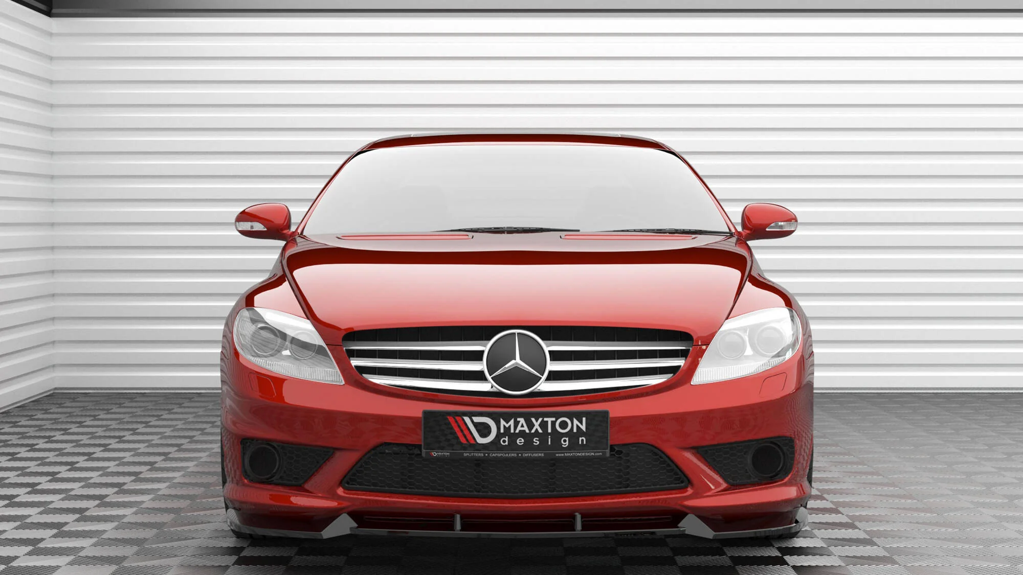 FRONT SPLITTER V.1 MERCEDES-BENZ CL 63 AMG C216 - Image 2