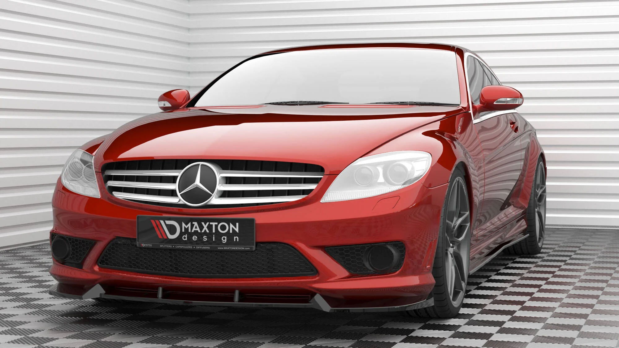 FRONT SPLITTER V.1 MERCEDES-BENZ CL 63 AMG C216 - Image 3