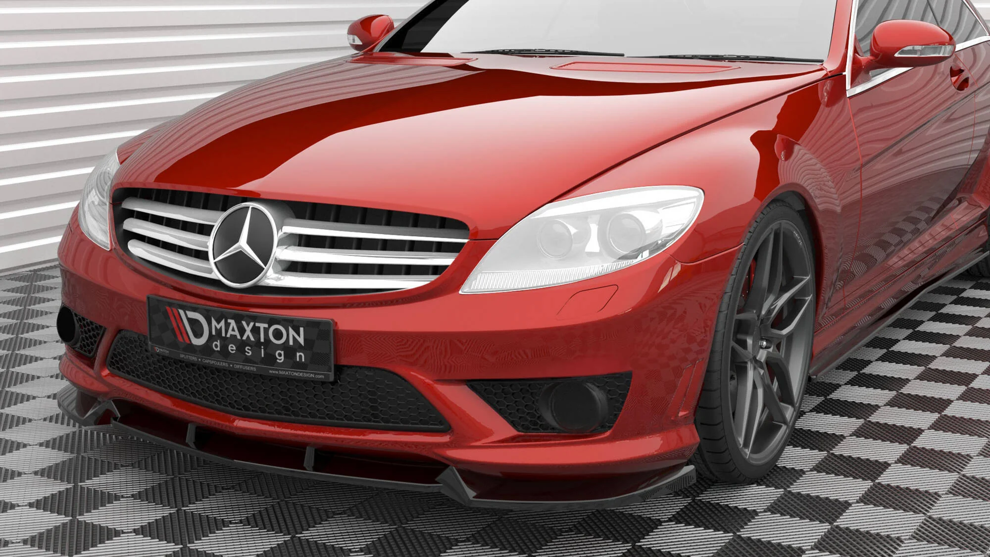 FRONT SPLITTER V.1 MERCEDES-BENZ CL 63 AMG C216 - Image 4