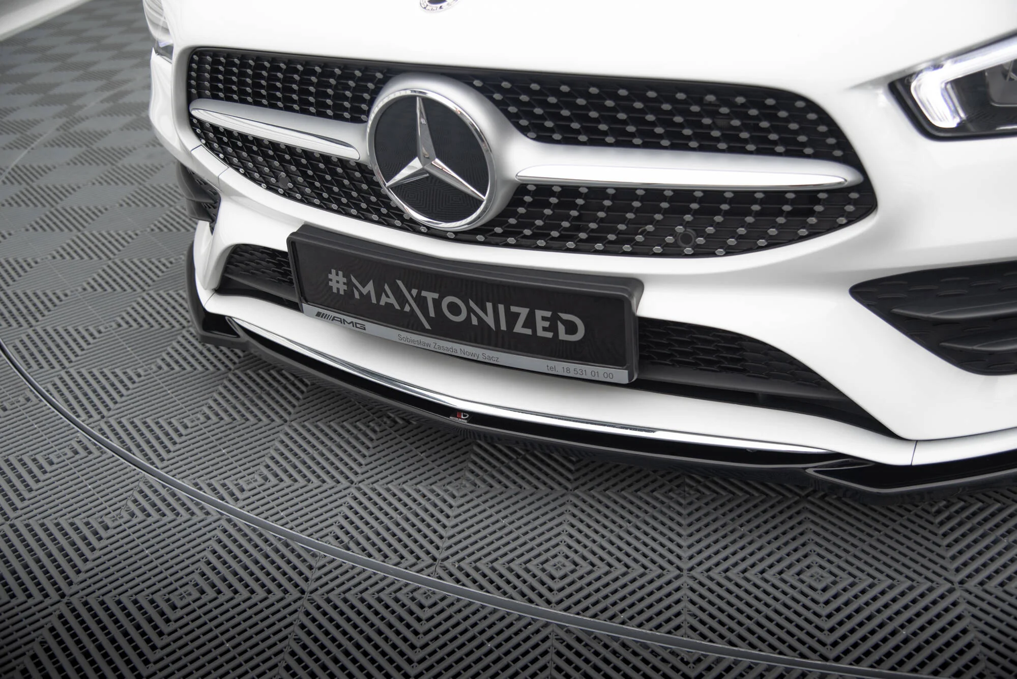 FRONT SPLITTER V.1 MERCEDES-BENZ CLA A35 AMG / AMG-LINE C118