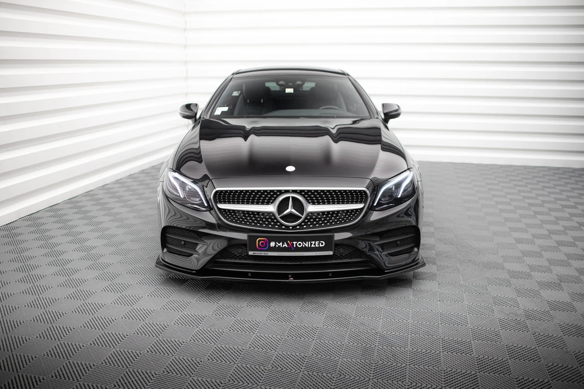 FRONT SPLITTER V.1 MERCEDES-BENZ E-CLASS W213 COUPE (C238) AMG-LINE / CABRIOLET (A238) AMG-LINE / 53 AMG - Image 2
