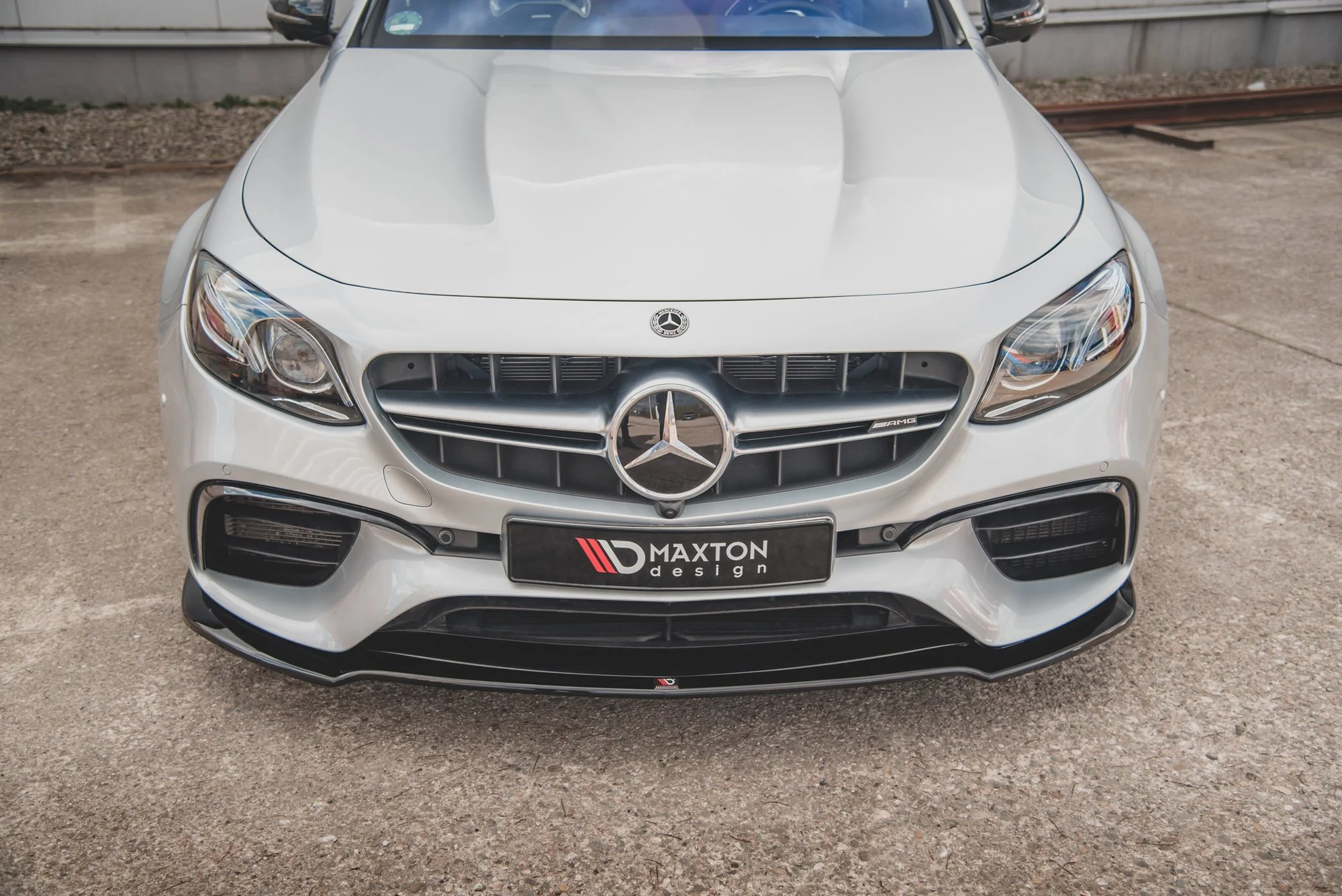FRONT SPLITTER V.1 MERCEDES-BENZ E63 AMG ESTATE/SEDAN S213/W213 - Image 2