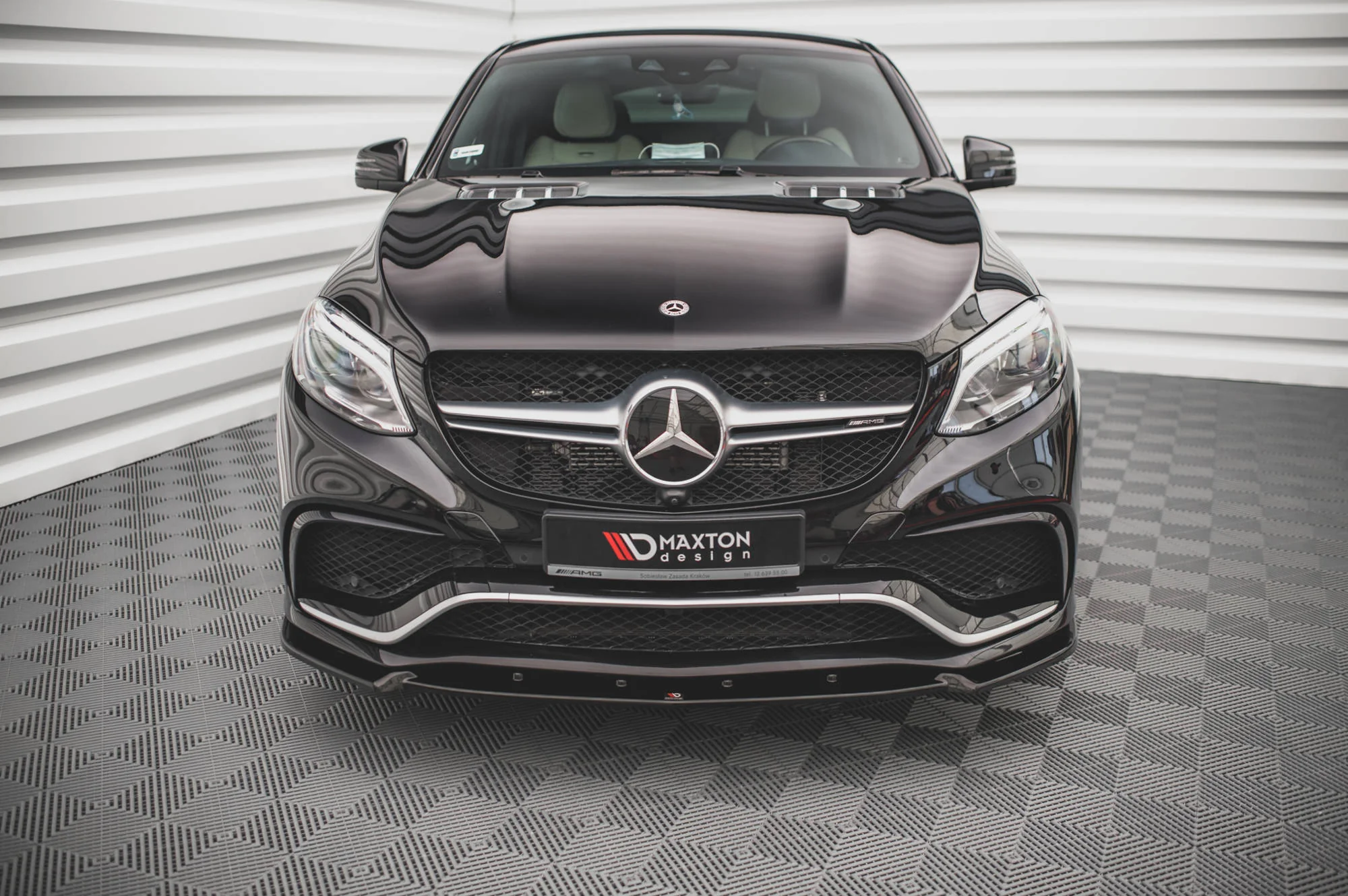 FRONT SPLITTER V.1 MERCEDES-BENZ GLE COUPE / SUV 63AMG C292 - Image 2