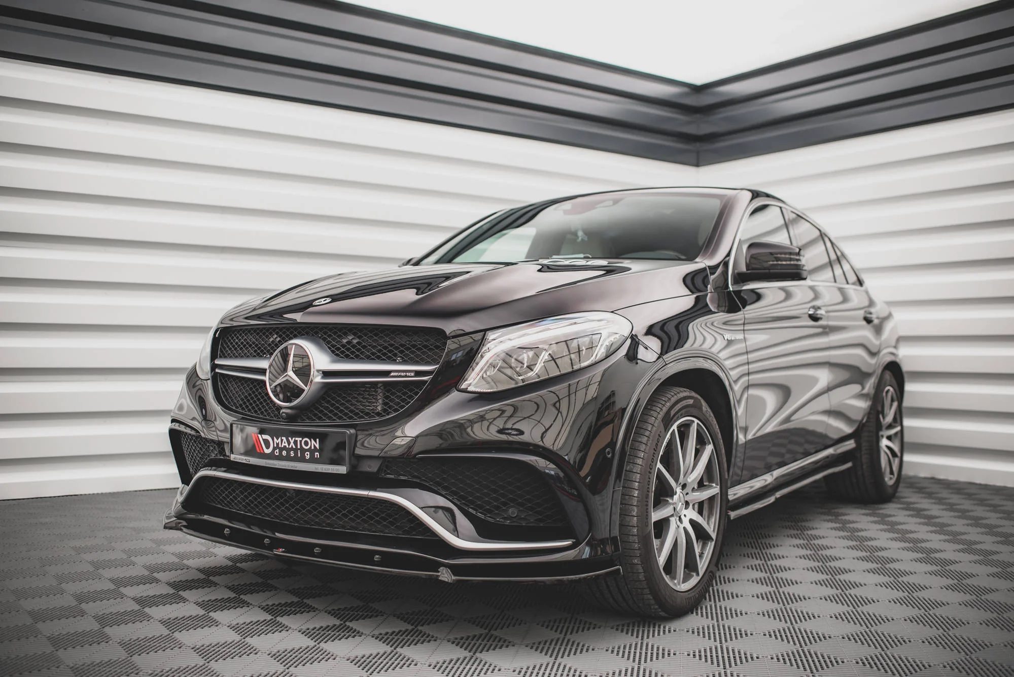 FRONT SPLITTER V.1 MERCEDES-BENZ GLE COUPE / SUV 63AMG C292 - Image 3