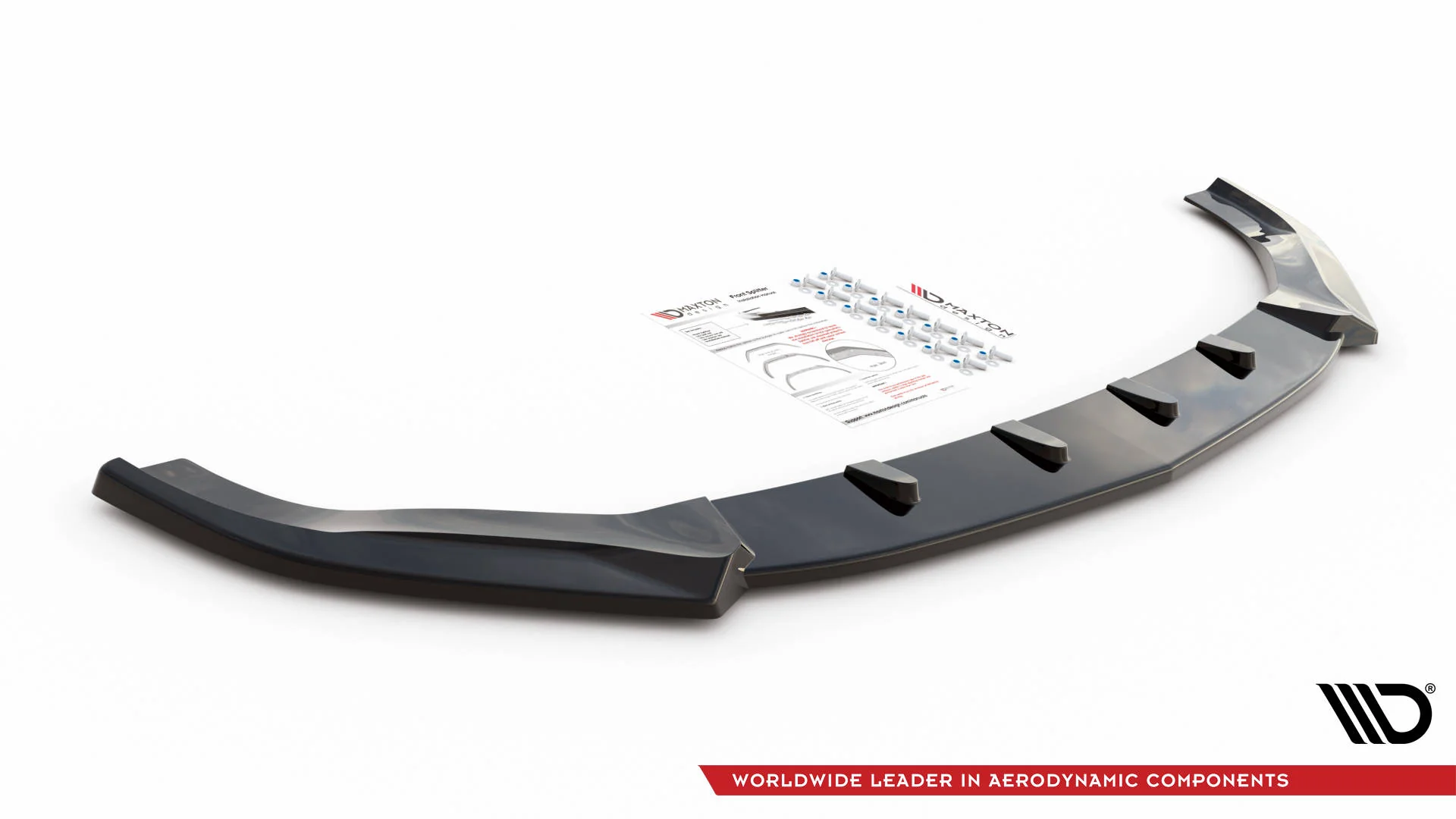 FRONT SPLITTER V.1 MERCEDES-BENZ GLE COUPE / SUV 63AMG C292 - Image 6