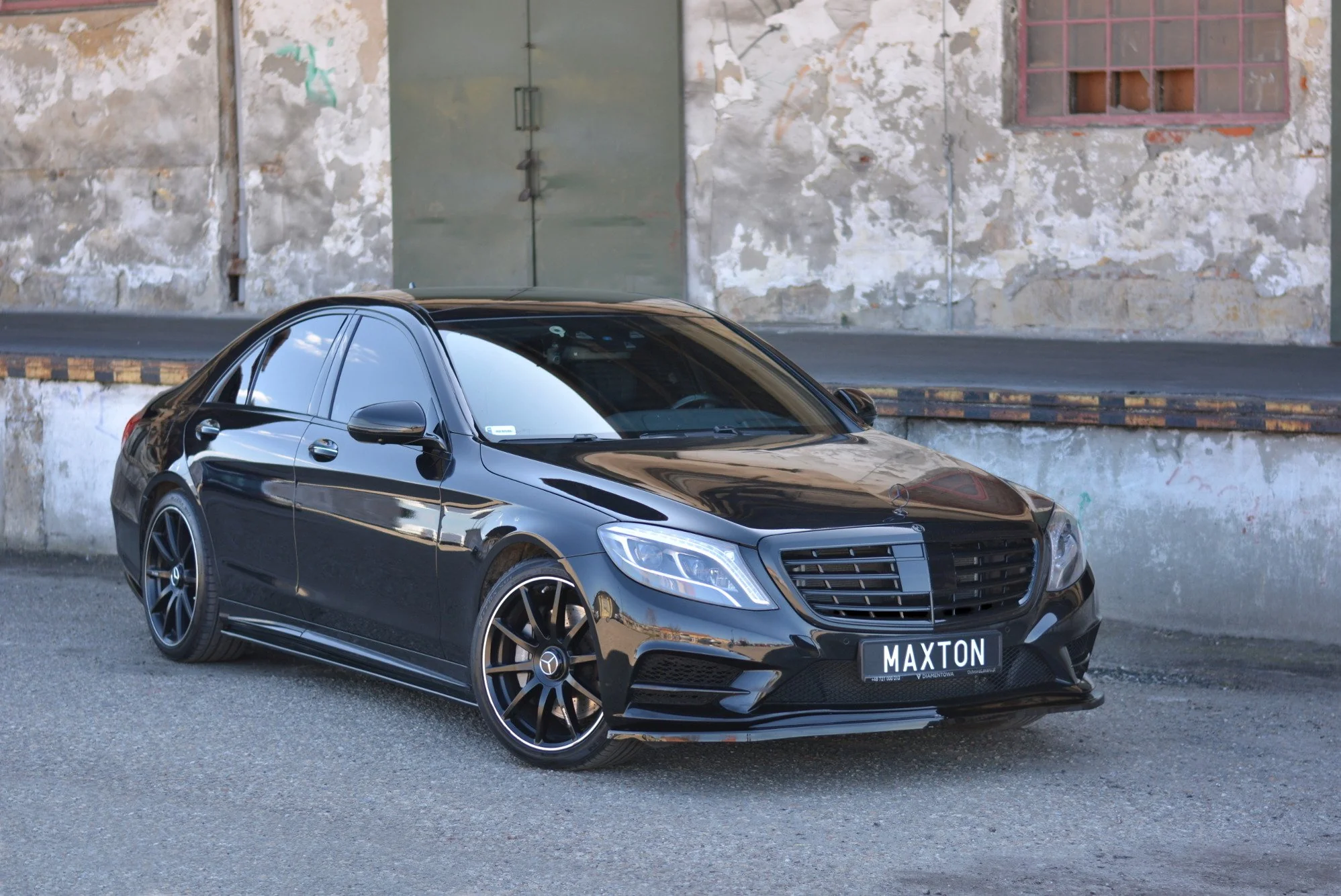 FRONT SPLITTER V.1 MERCEDES-BENZ S-CLASS AMG-LINE W222 - Image 2