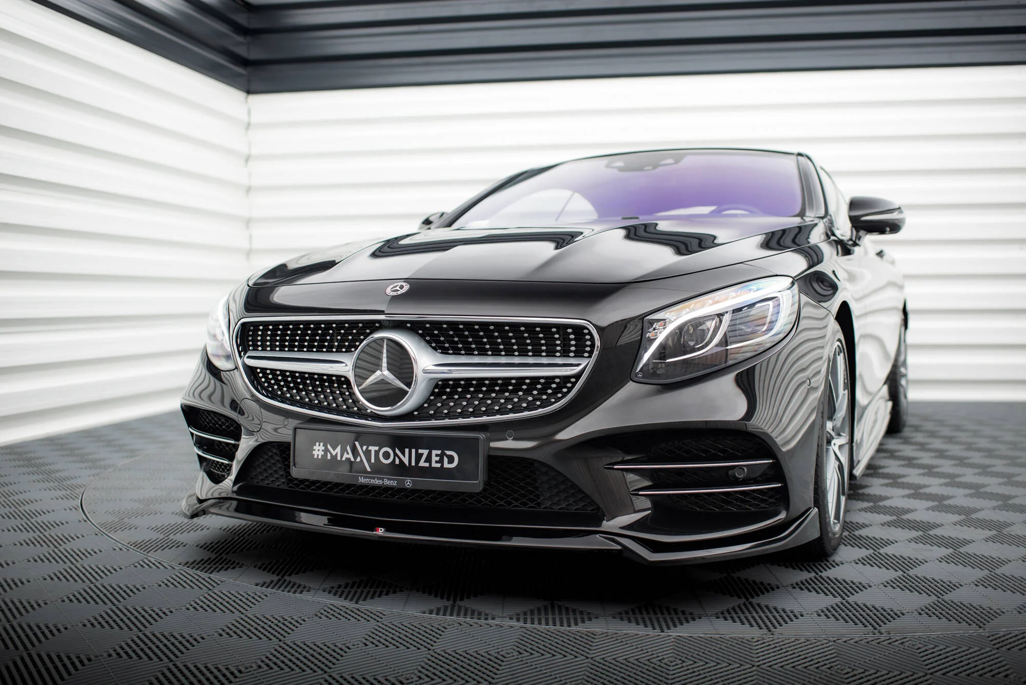 Front Splitter V.1 Mercedes-Benz S Coupe AMG-Line C217 Facelift - Image 4