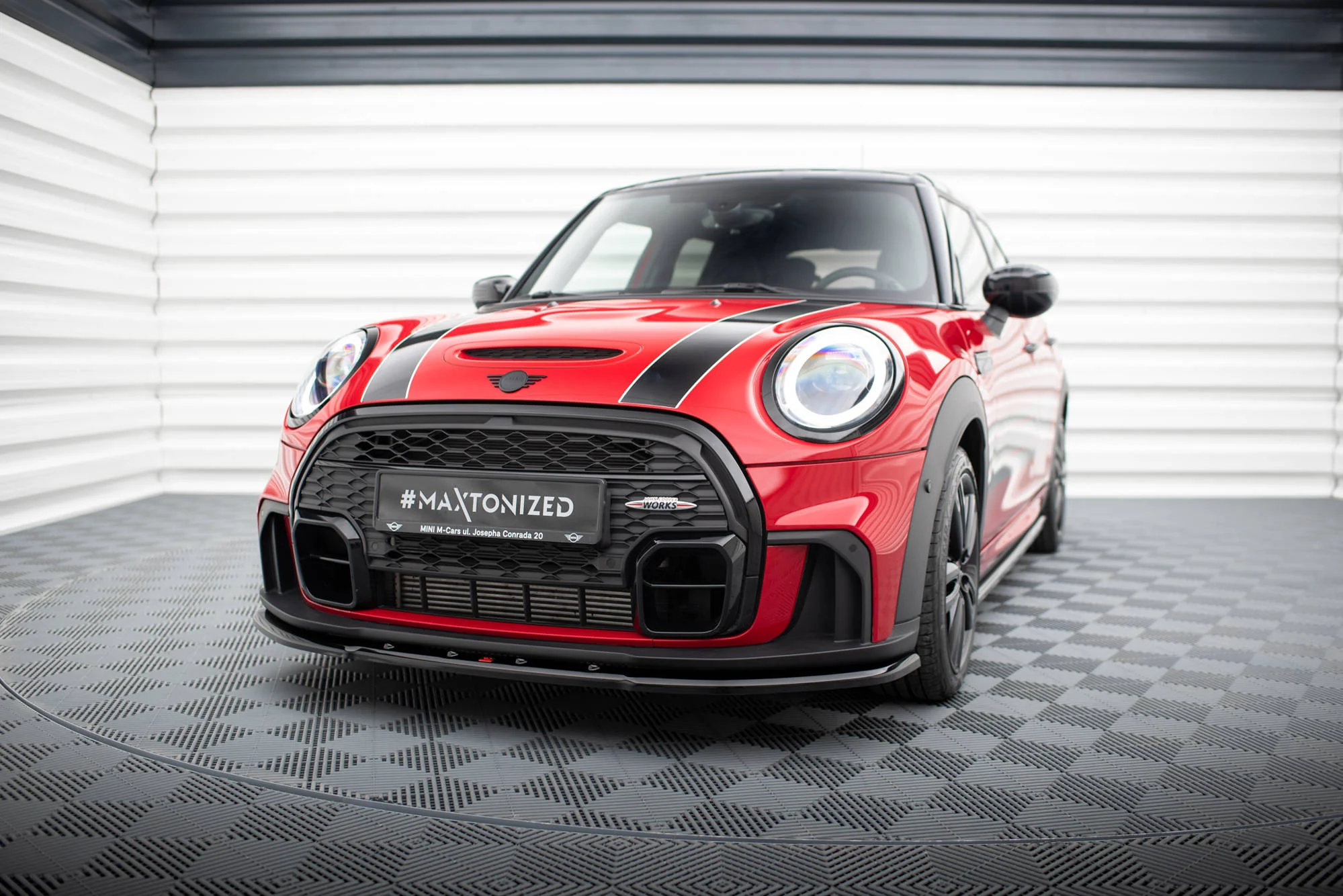 FRONT SPLITTER V.1 MINI COOPER S JOHN COOPER WORKS F56 FACELIFT - Image 2
