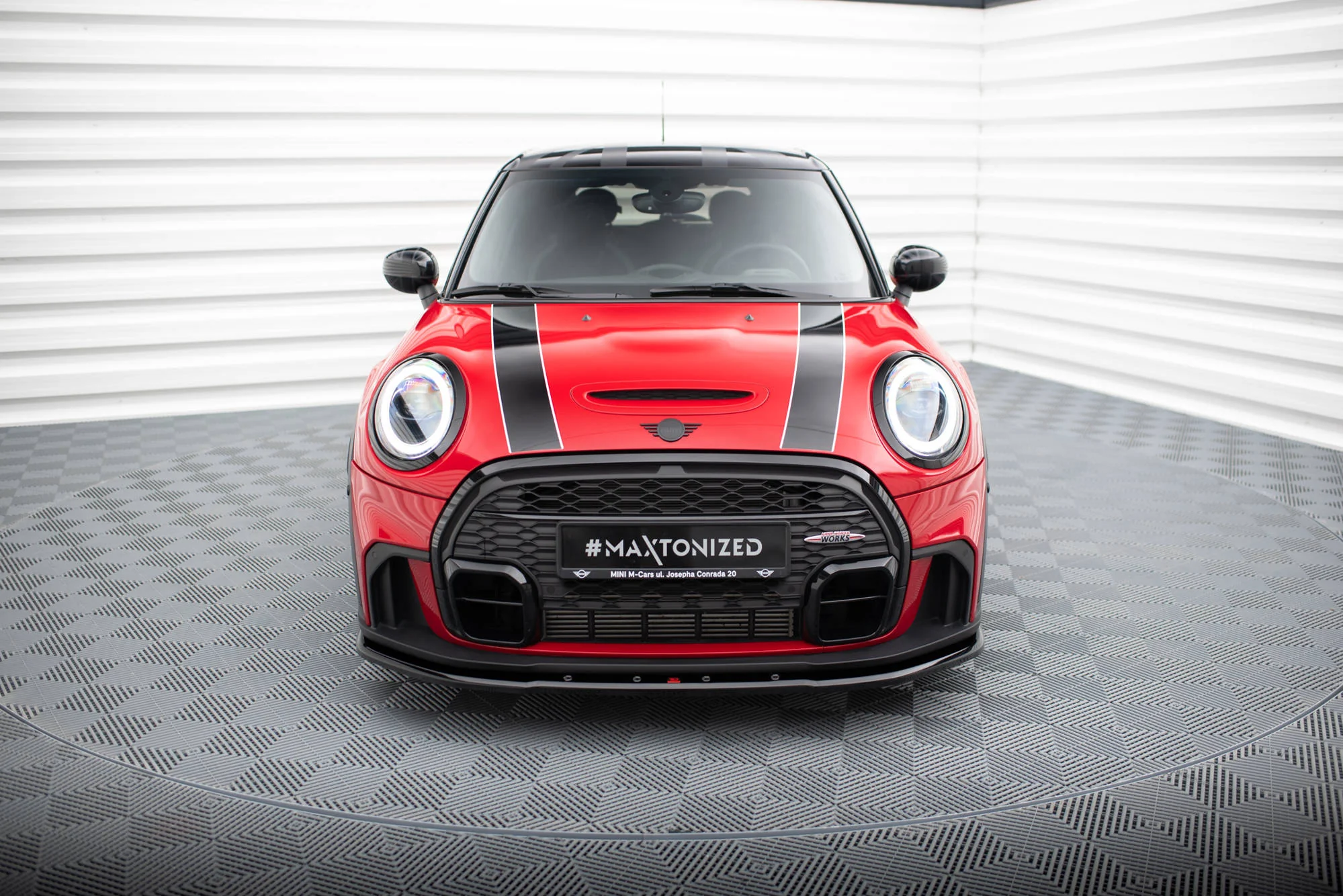 FRONT SPLITTER V.1 MINI COOPER S JOHN COOPER WORKS F56 FACELIFT - Image 4