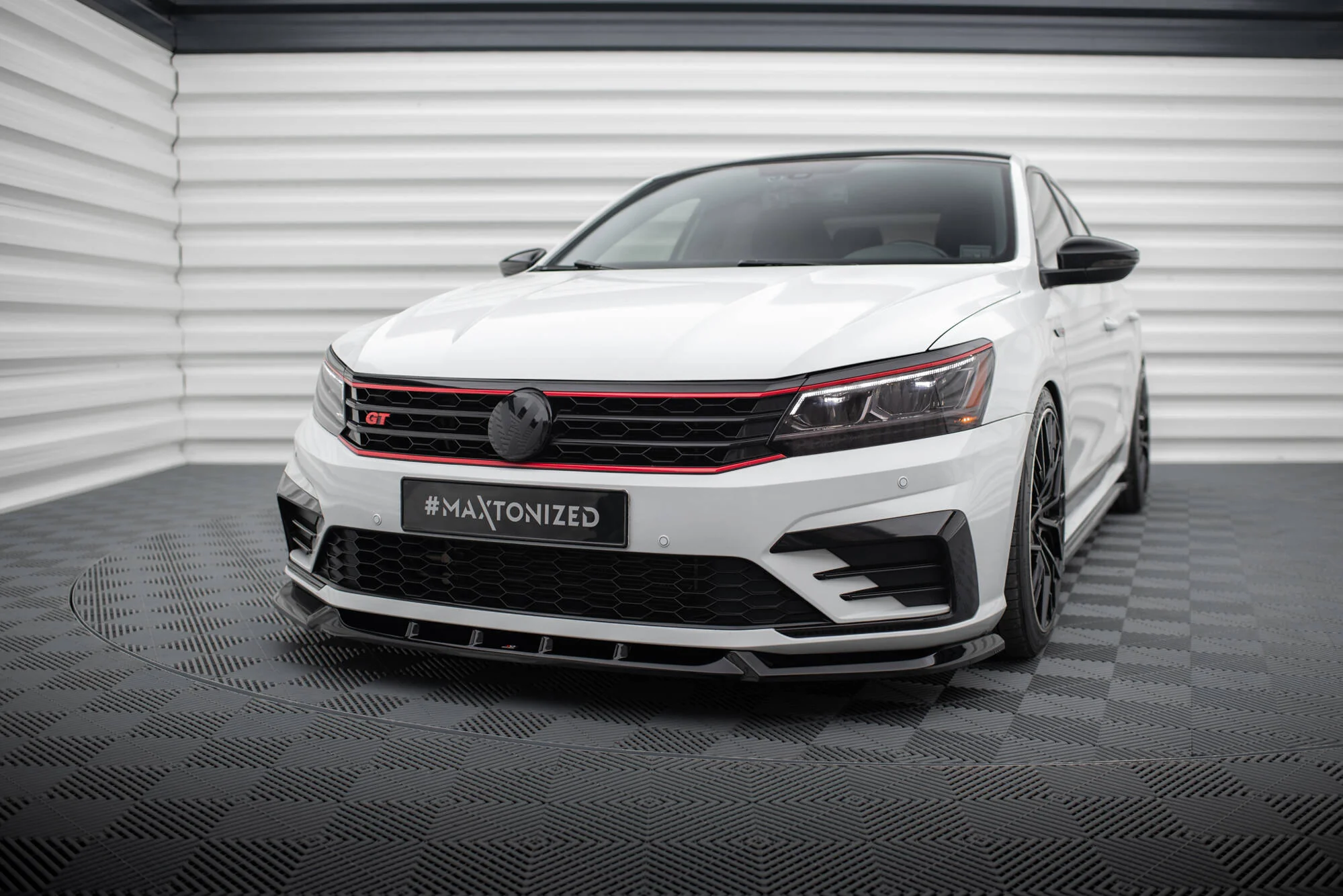 FRONT SPLITTER V.1 VOLKSWAGEN PASSAT GT B8 FACELIFT USA - Image 3