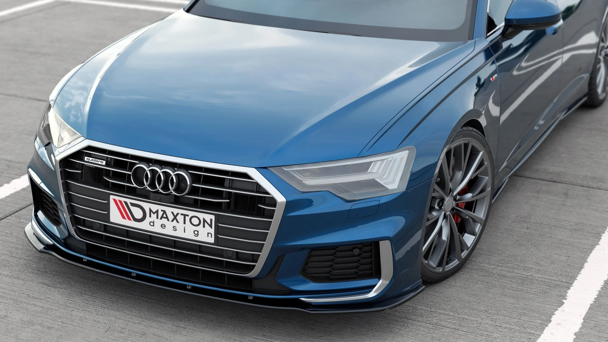 FRONT SPLITTER V.2 AUDI A6 S-LINE / S6 C8 - Image 4
