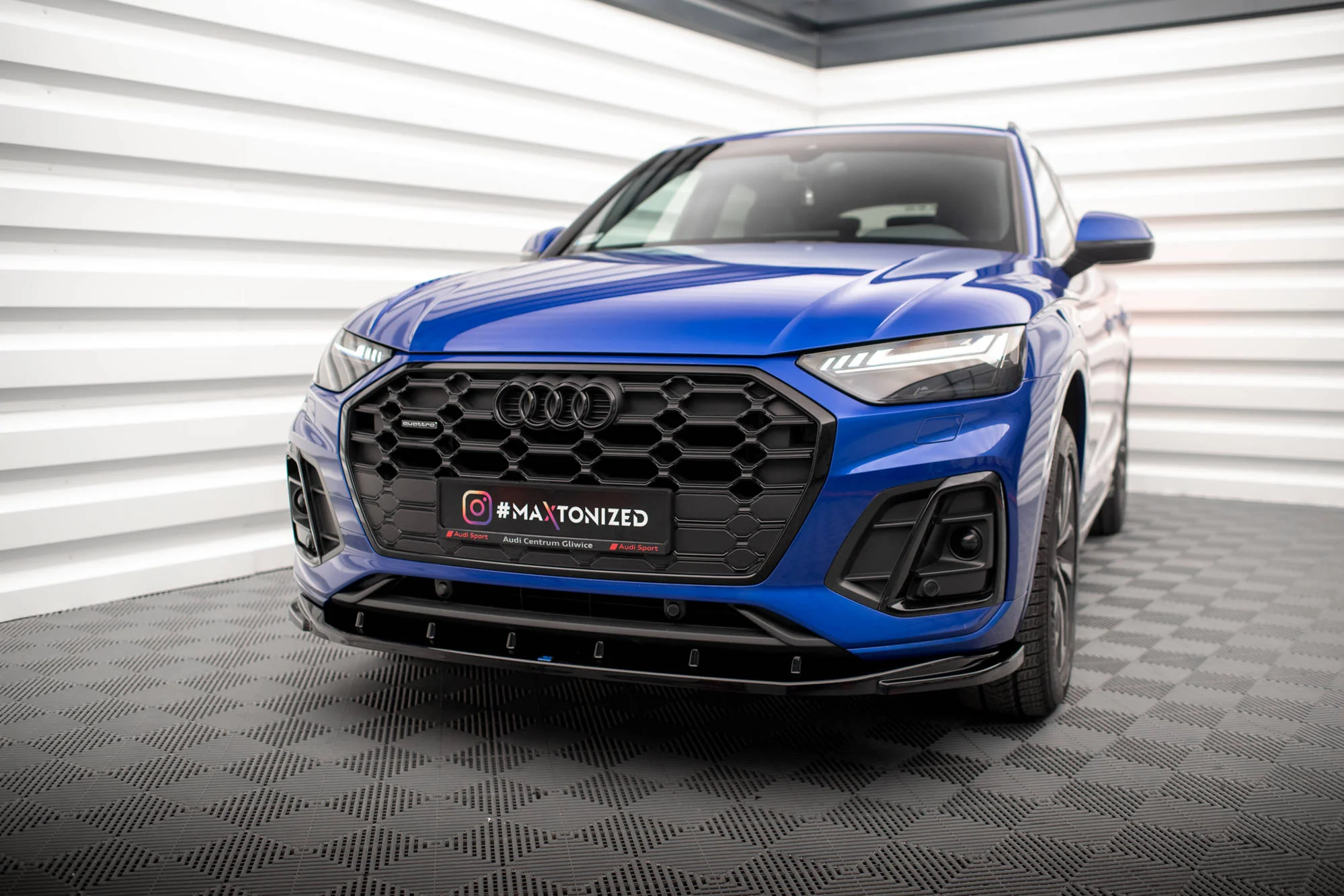 FRONT SPLITTER V.2 AUDI SQ5 / Q5 S-LINE SUV / SPORTBACK MK2 FACELIFT - Image 2