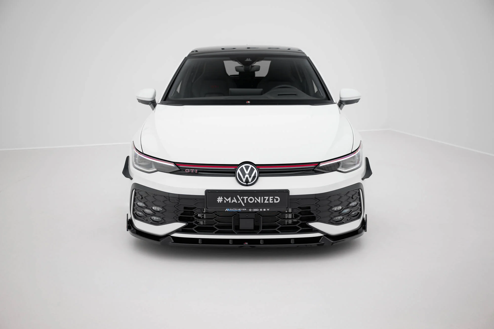 Front Splitter V.2 + Flaps Volkswagen Golf GTI / GTE / R-Line Mk8 Facelift - Image 2