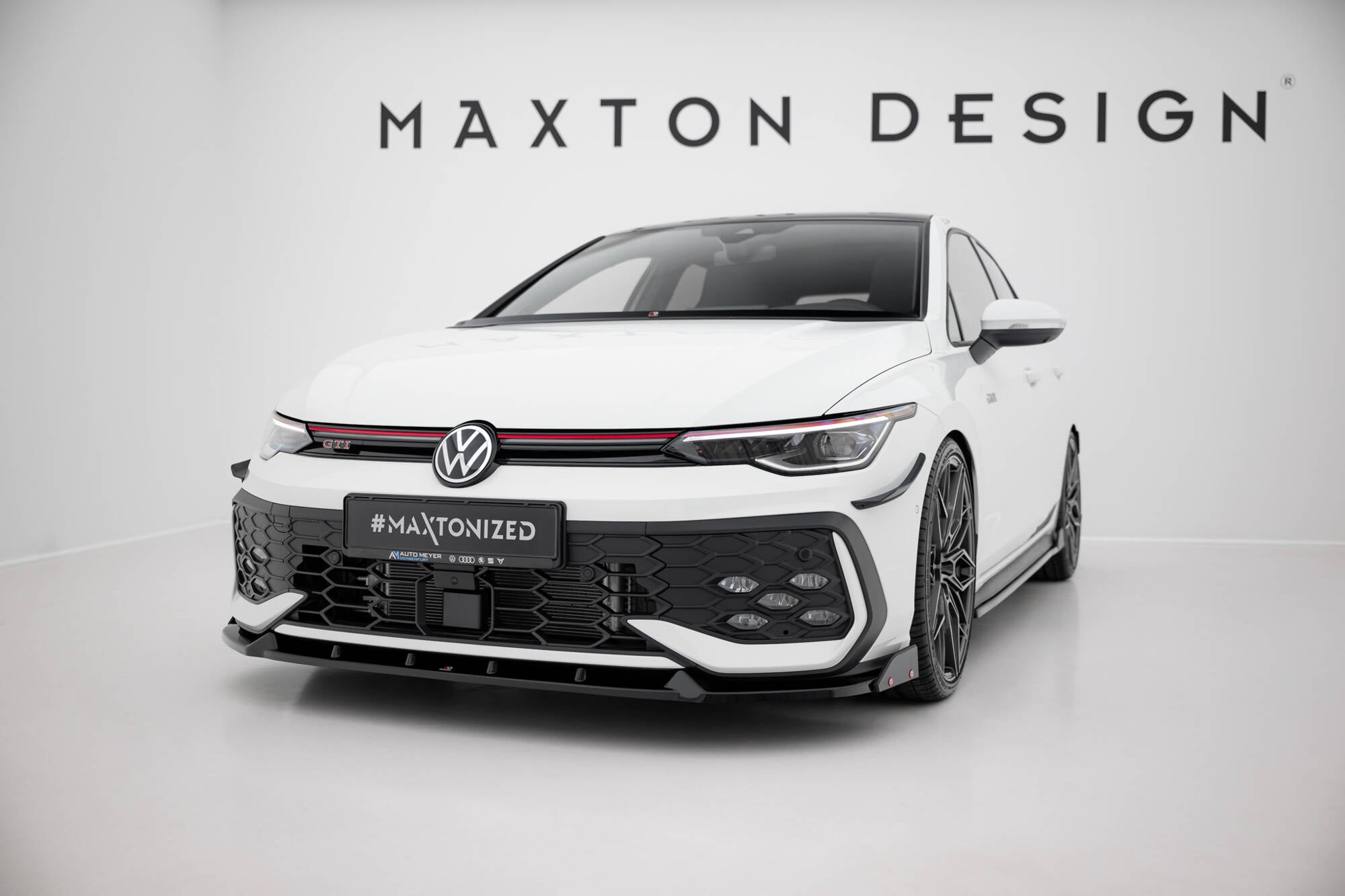 Front Splitter V.2 + Flaps Volkswagen Golf GTI / GTE / R-Line Mk8 Facelift - Image 3