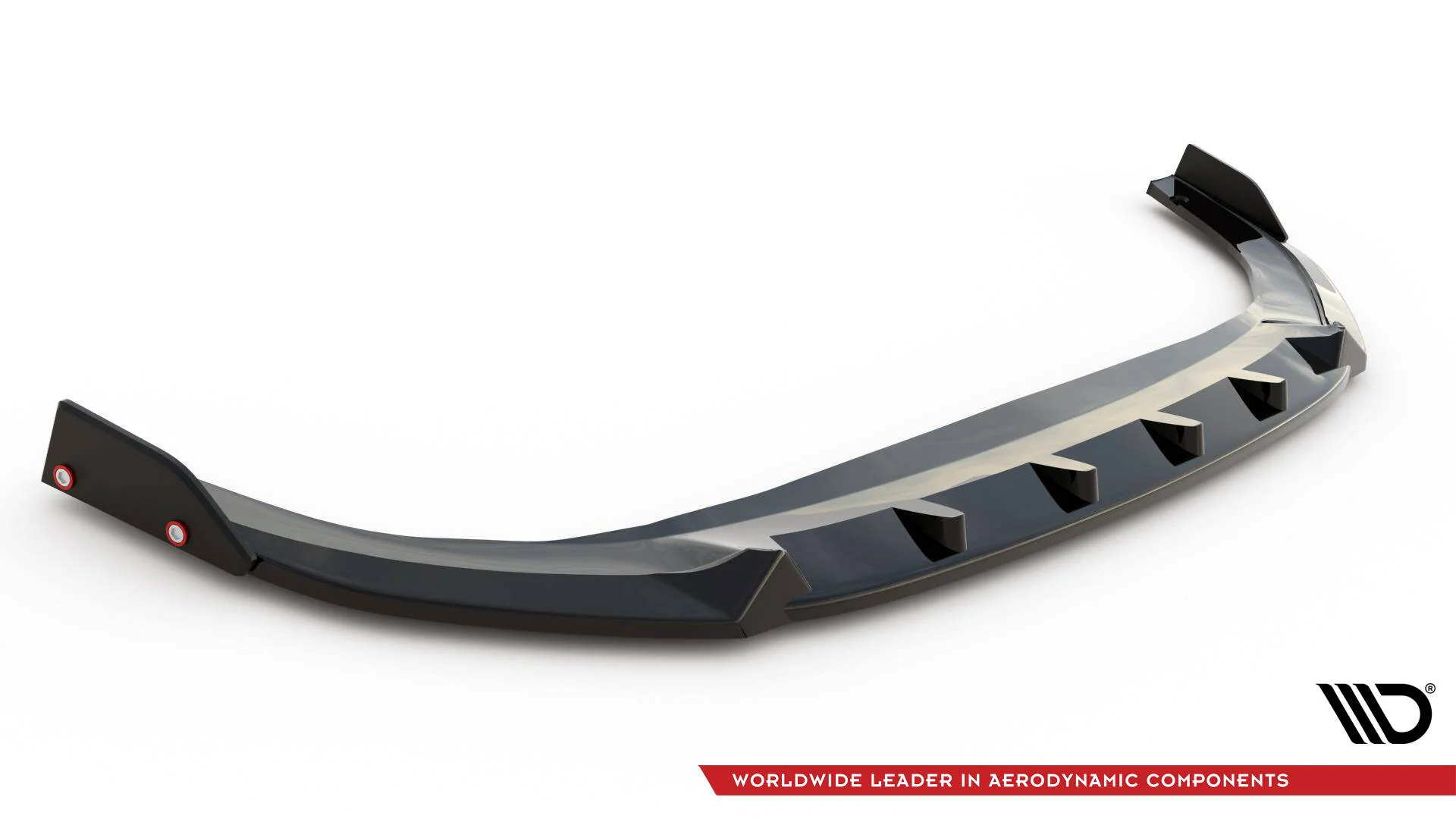Front Splitter V.2 + Flaps Volkswagen Golf GTI / GTE / R-Line Mk8 Facelift - Image 5