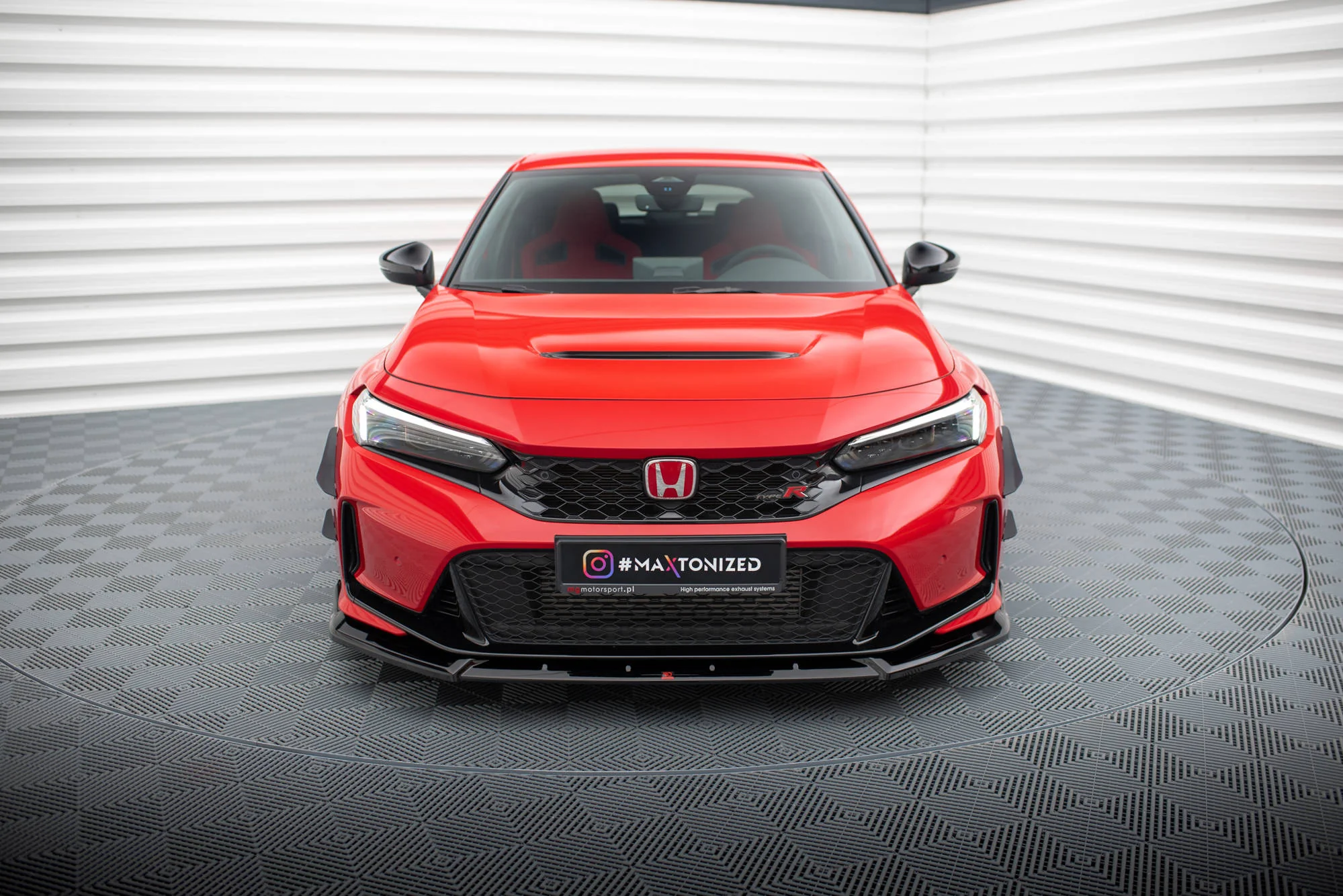 FRONT SPLITTER V.2 HONDA CIVIC TYPE-R MK 11 - Image 2